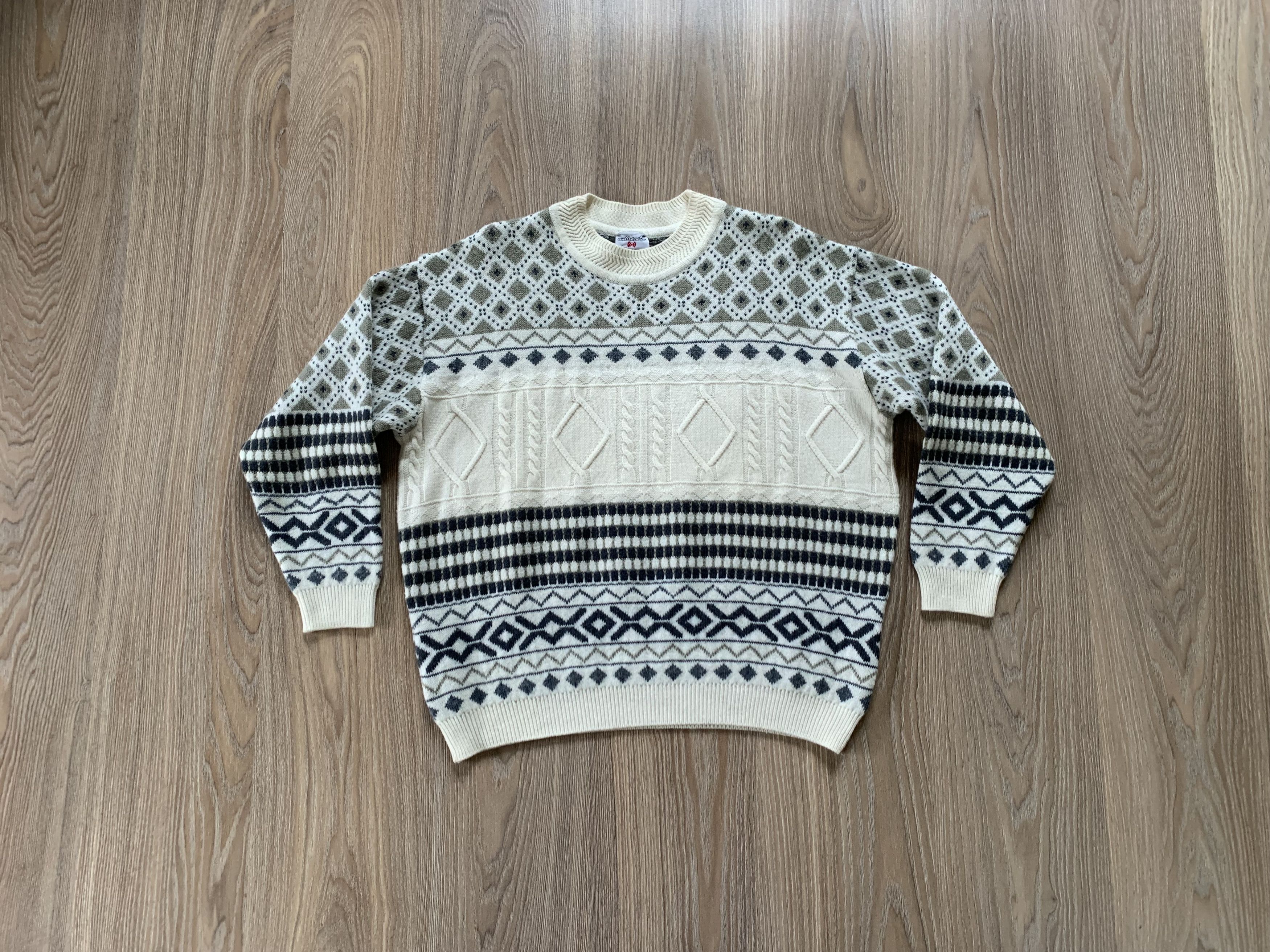 Vintage Vintage Italian Knit Wool Sweater Size US L / EU 52-54 / 3 - 9 Thumbnail