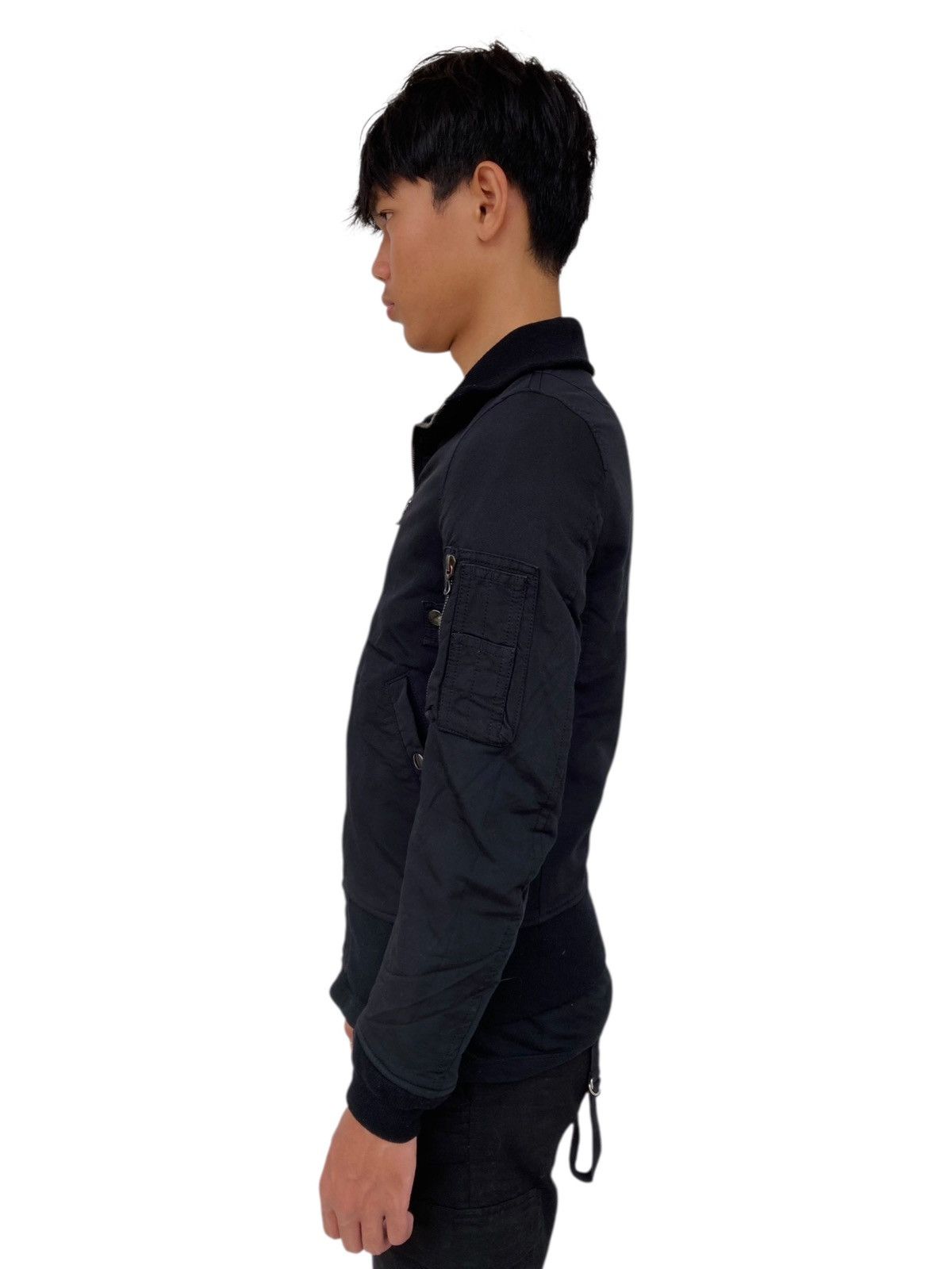 Attachment 2000s Attachment - Riri Zips Bomber Work Jacket Size US M / EU 48-50 / 2 - 4 Thumbnail