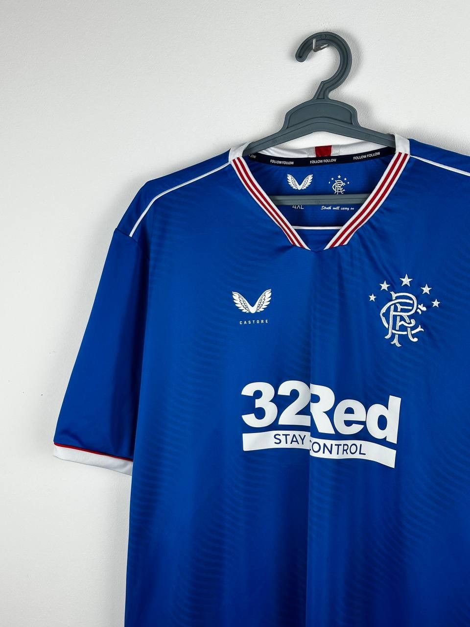 Other Glasgow Rangers 20/21 Home Blue Jersey Size US XXL / EU 58 / 5 - 3 Thumbnail