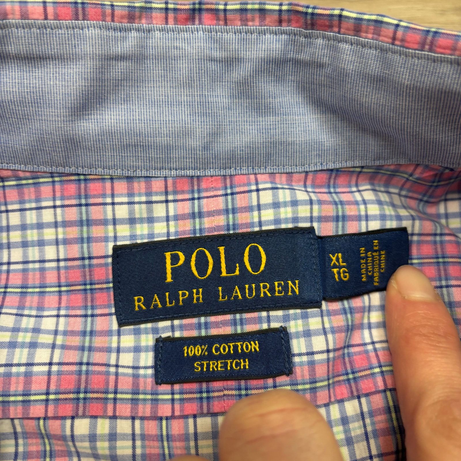 Polo Ralph Lauren Polo Ralph Lauren Plaid Button Down Shirt Men's XL Stretch Size US XL / EU 56 / 4 - 4 Thumbnail