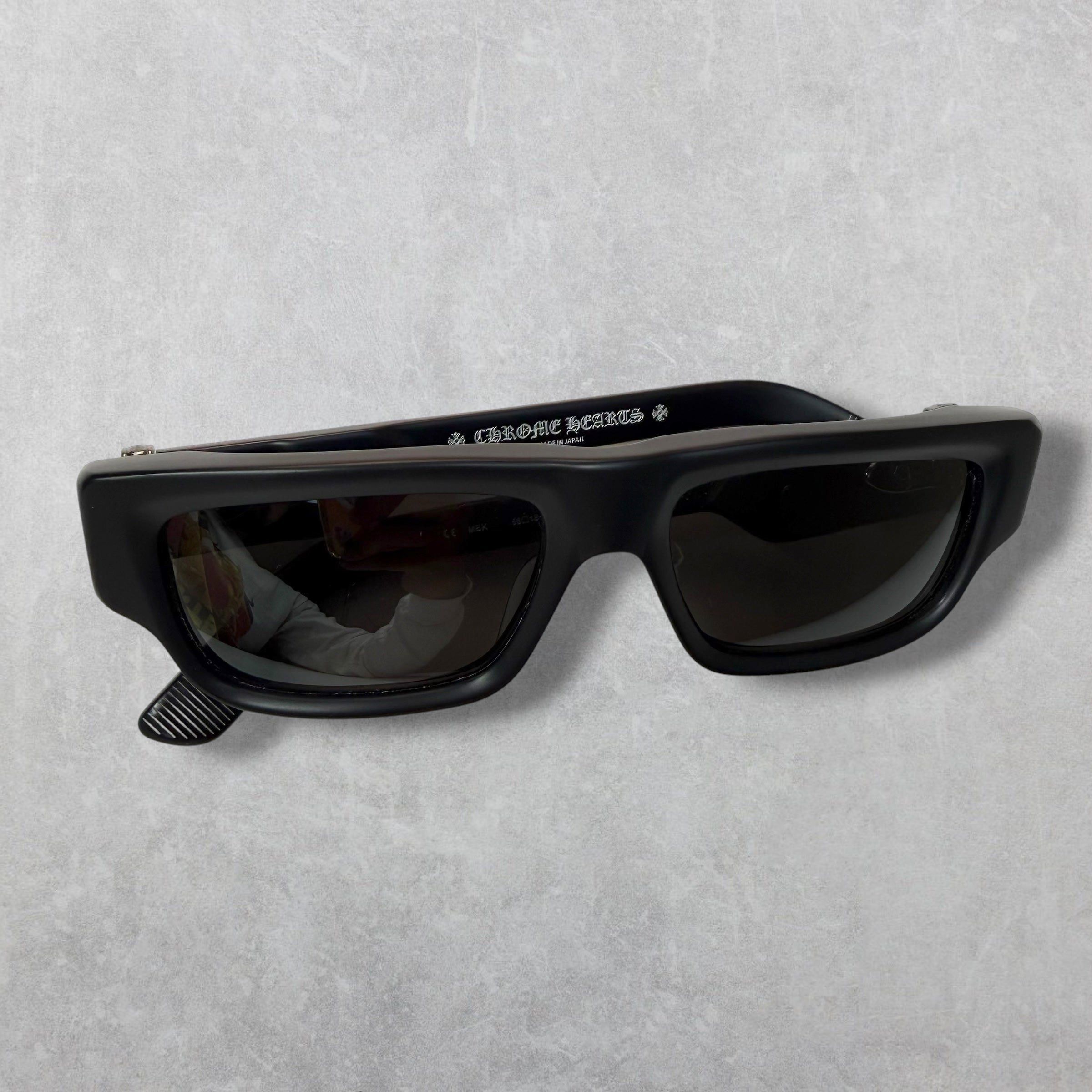 Chrome Hearts Chrome Hearts Girth Quake Black Sunglasses Size ONE SIZE - 4 Thumbnail