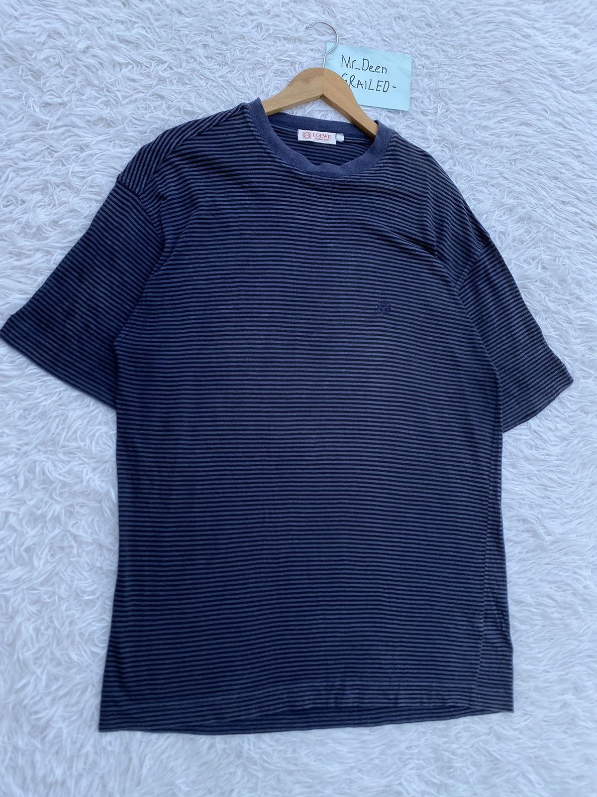 Loewe Rare Vintage Loewe Stripes Tshirt Size US L / EU 52-54 / 3 - 2 Thumbnail