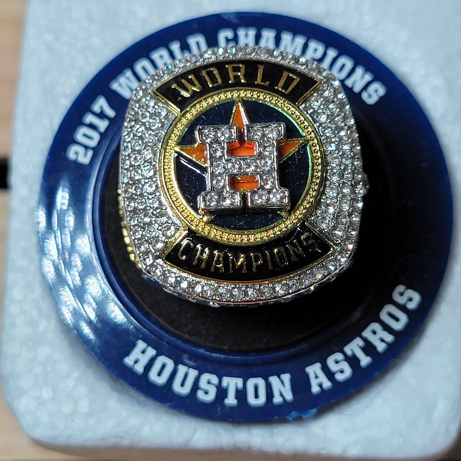 Other Houston Astros 2017 World Champs Replica Ring w/Box-Size 12 Size ONE SIZE - 2 Thumbnail