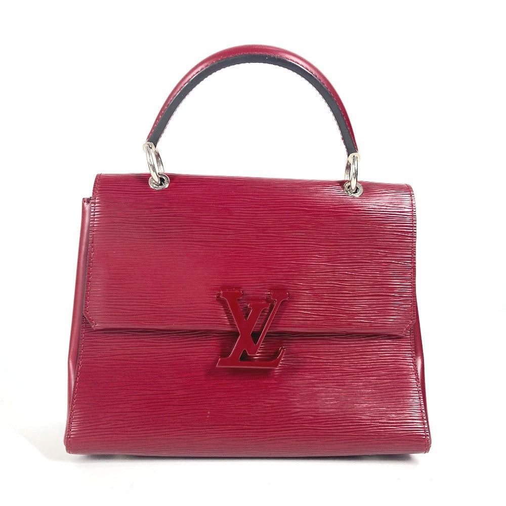 Louis Vuitton Louis Vuitton Epi Grenelle Pm Flap Briefcase Tote Bag Handbag Leather Women Wine Red Size ONE SIZE - 1 Thumbnail