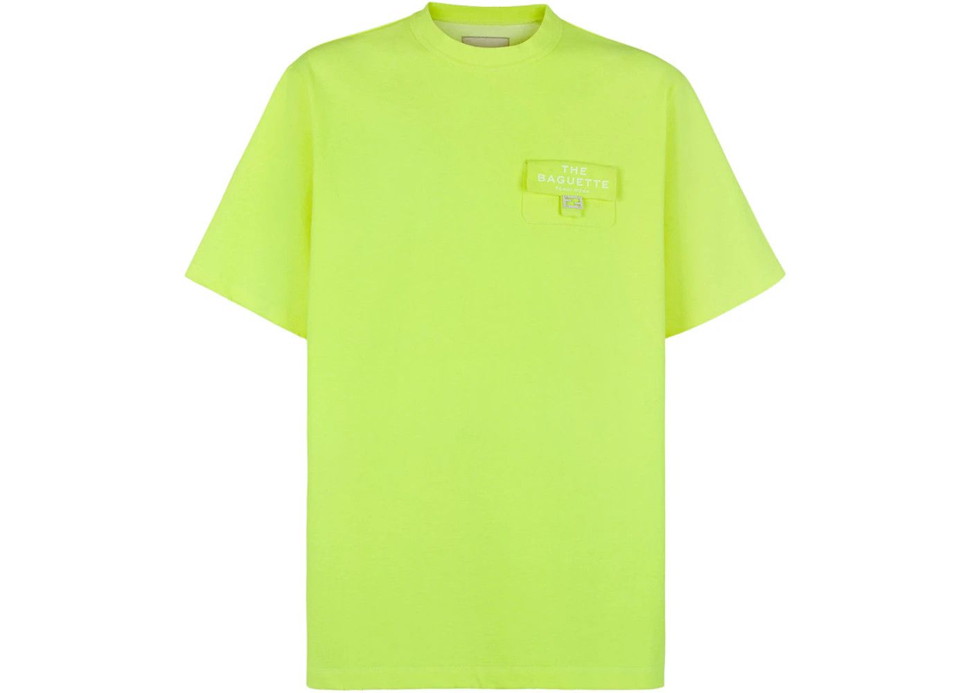 Fendi o1w1db10724 T-Shirt in Acid Green Size US S / EU 44-46 / 1 - 1 Thumbnail