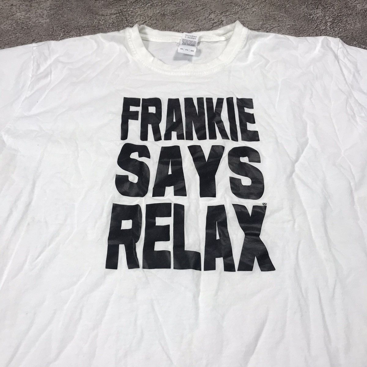 Vintage Vintage Y2K Frankie Says Relax Graphic Tee Streetwear XXL Size US XXL / EU 58 / 5 - 1 Thumbnail