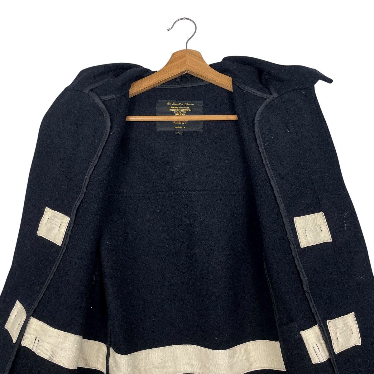 Fidelity Fidelity Gerald & Stewart Hooded Wool Duffle Jacket Size US M / EU 48-50 / 2 - 13 Thumbnail