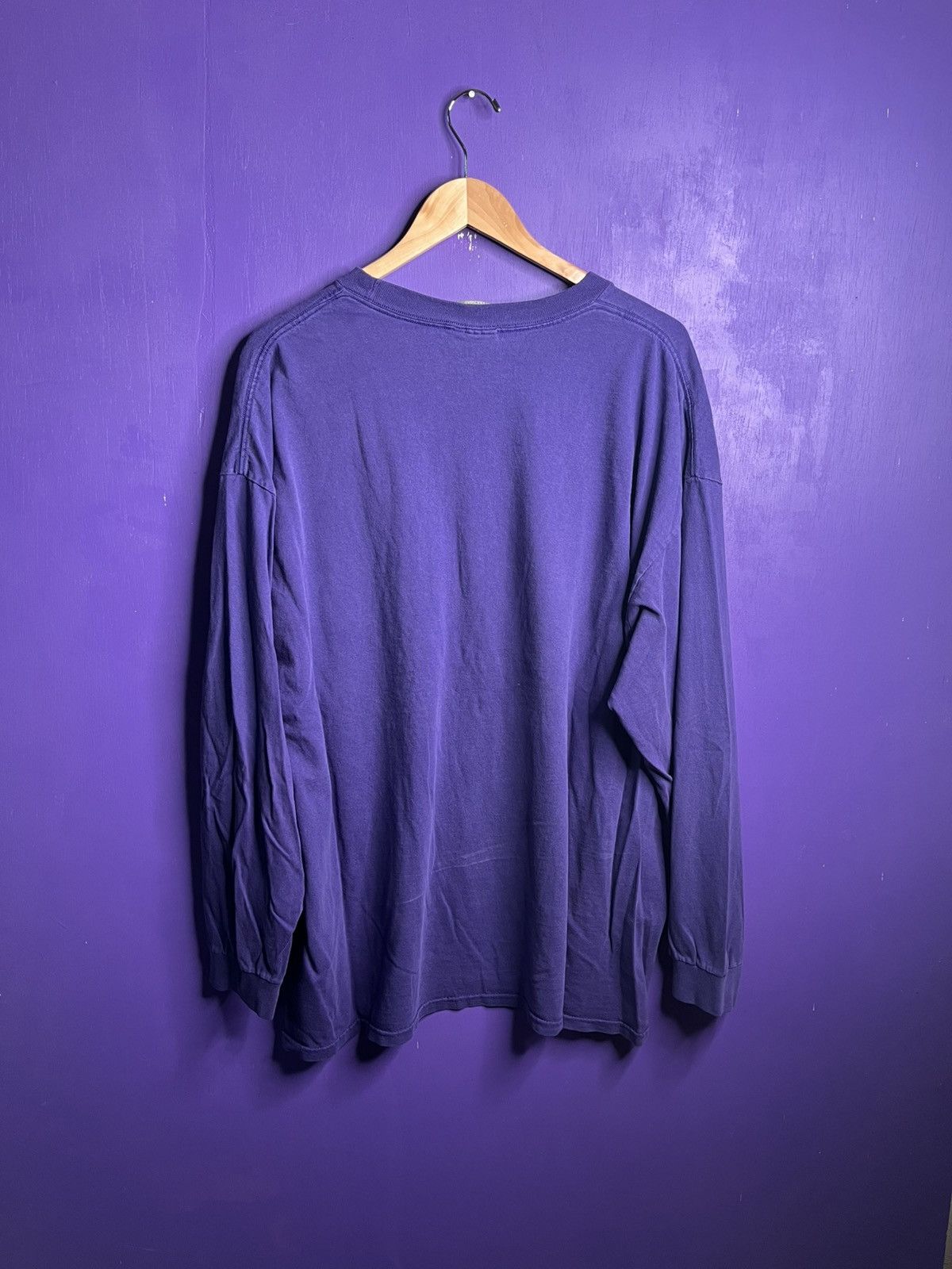 Nike × Vintage Vintage 90s Nike team spellout logo long-sleeve t-shirt Size US XXL / EU 58 / 5 - 2 Thumbnail