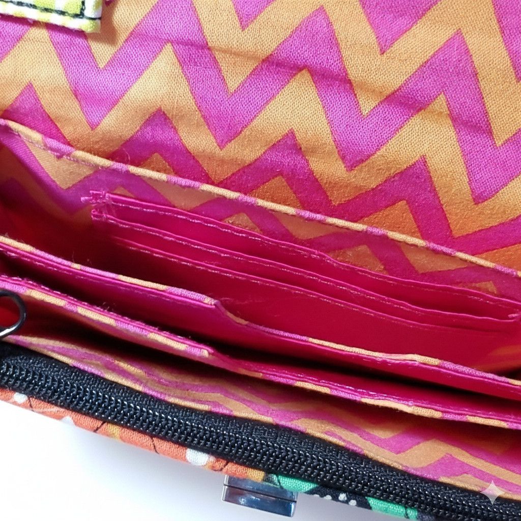 Vera Bradley Vera Bradley Wristlet Wallet Pouch Floral Cotton Quilted Size ONE SIZE - 5 Thumbnail