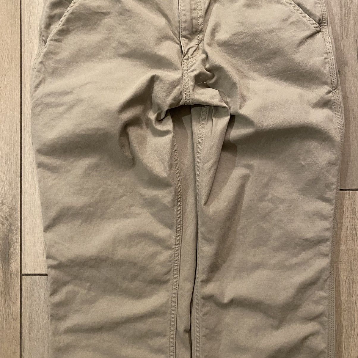 Carhartt × Dickies × JNCO Vintage Y2K Earth Tone Tan Carhartt Baggy Pants 33 Size US 32 / EU 48 - 4 Thumbnail
