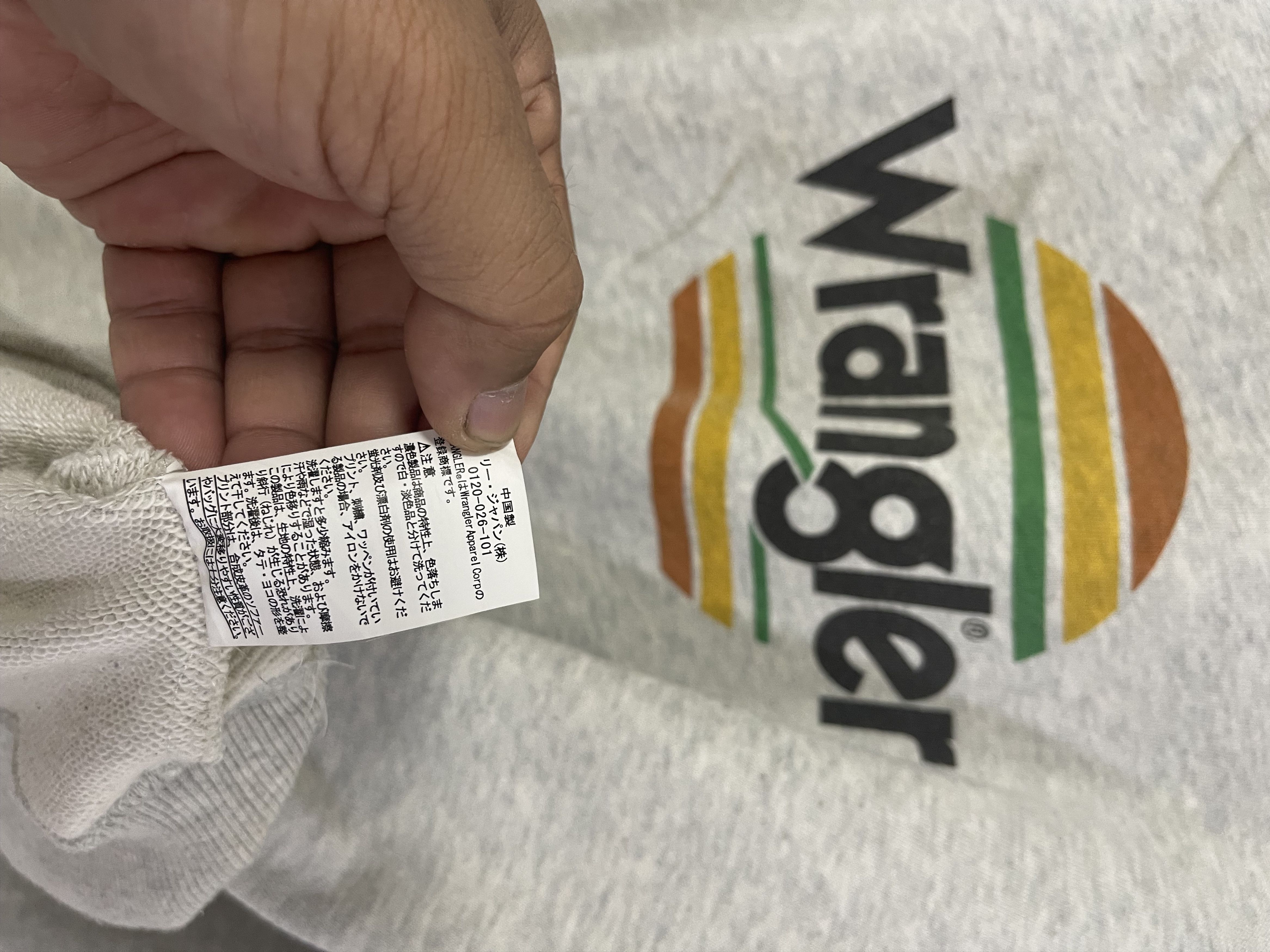 Vintage × Wrangler Vintage Wrangler Spellout Printed Logo Crewneck Sweatshirt Size US S / EU 44-46 / 1 - 12 Thumbnail