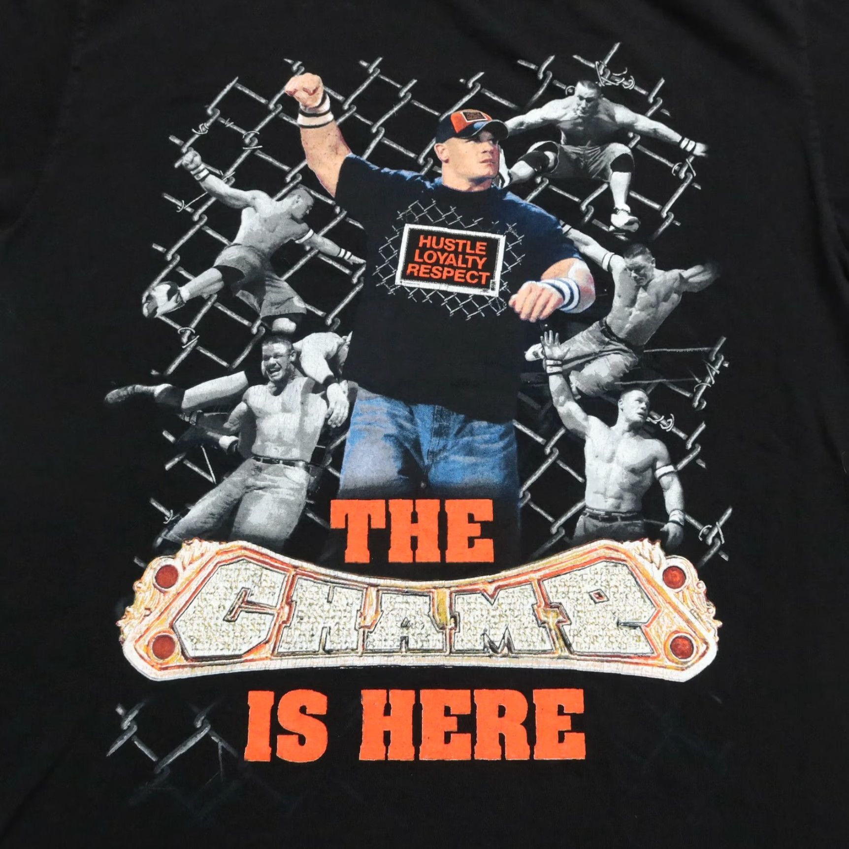 Vintage VINTAGE WWE John Cena The Champ is Here Shirt Mens Large Black WWE Shirt 2007 Size US L / EU 52-54 / 3 - 3 Thumbnail