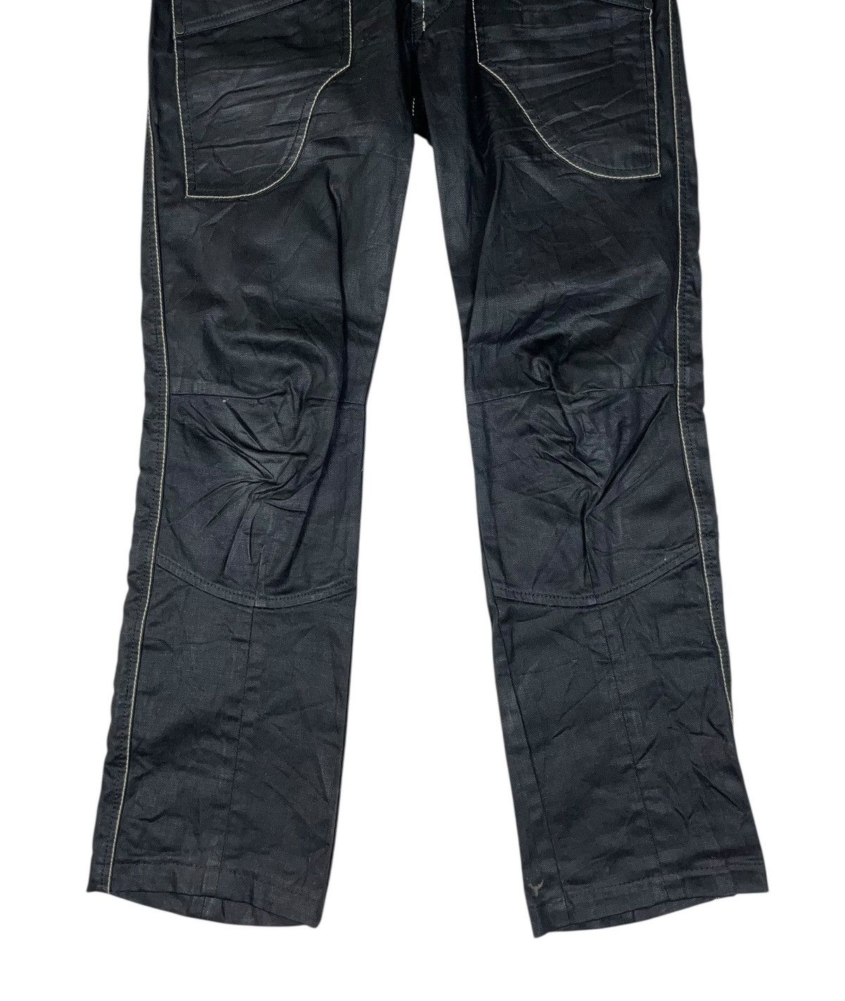 Absolut Joy × Japanese Brand Absolut Joy Wax Denim Jeans Made In Romania Size US 30 / EU 46 - 4 Thumbnail