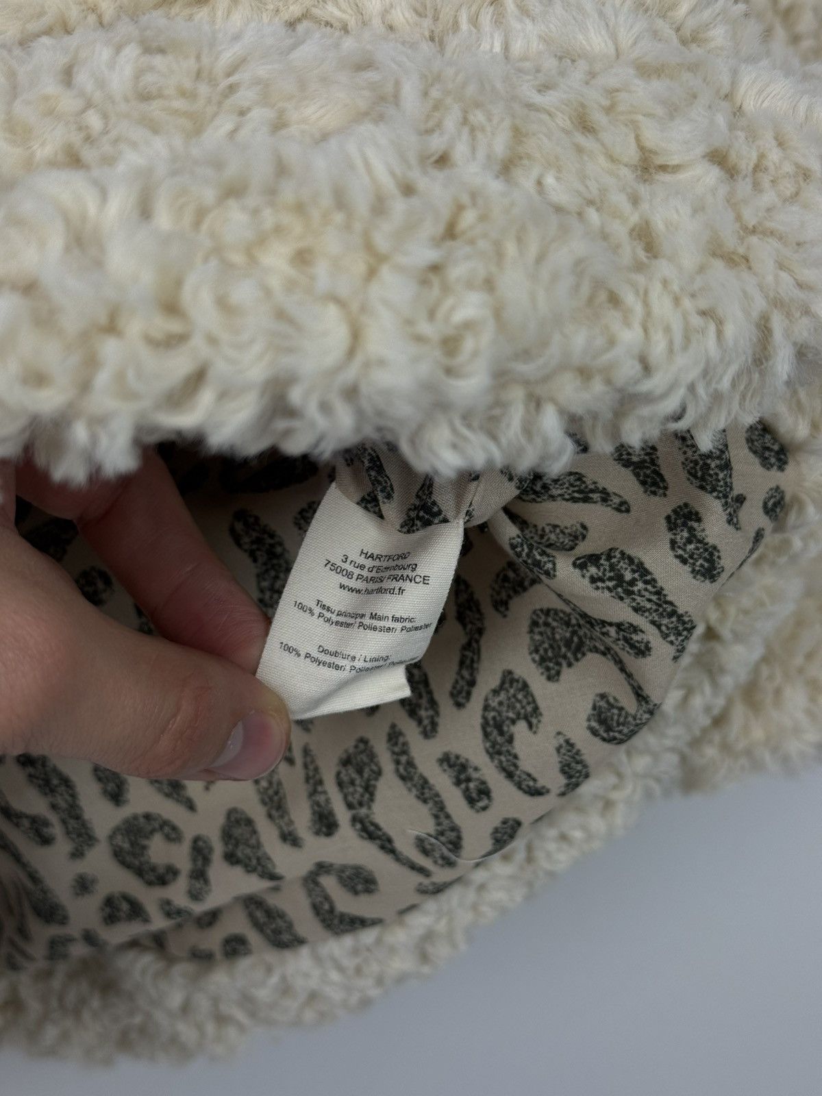 Hartford Hartford Teddy Sherpa Cream Women’s Jacket Size XS / US 0-2 / IT 36-38 - 9 Thumbnail