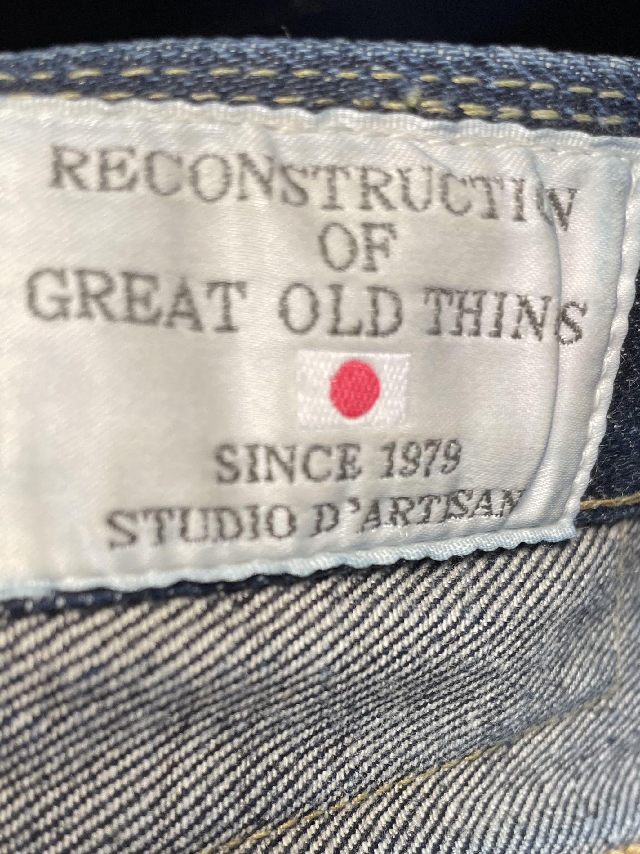Studio D'Artisan Studio D’Artisan SD-108 Selvedge Denim 34x32 Japan Size US 34 / EU 50 - 4 Thumbnail