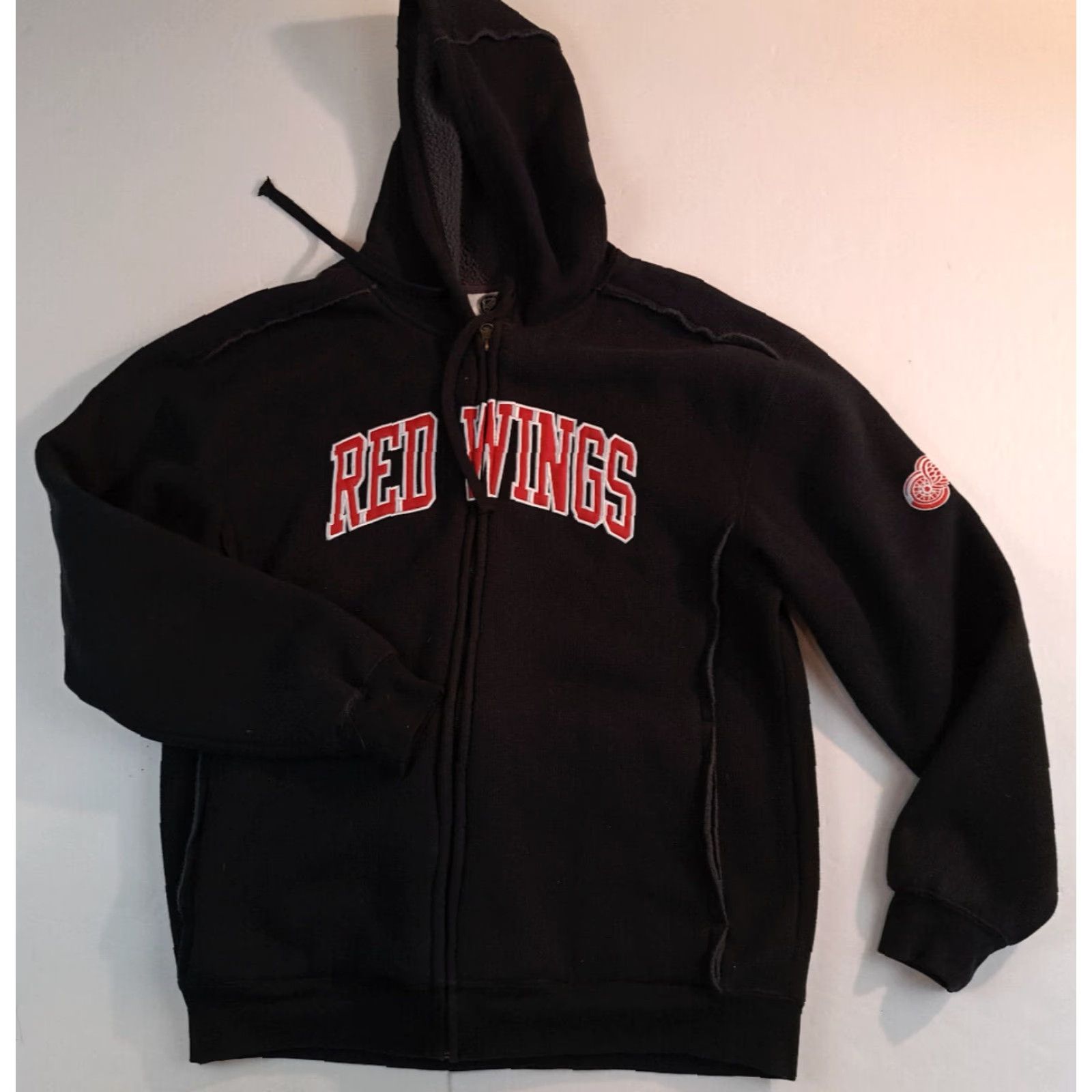 NHL NHL Jacket Full Zip Hoodie Men L Black Spring Insulated Cotton-Polyester Canvas Logo Hockey, NHL, Vintage No, 27in long, 24in pit to pit Size US L / EU 52-54 / 3 - 2 Thumbnail