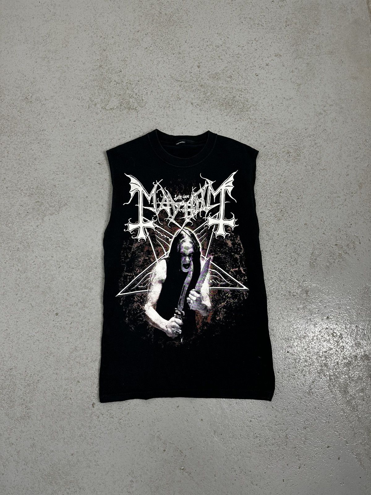 Band Tees Mayhem Death Dark Metal Rock Tank Top Size US S / EU 44-46 / 1 - 1 Thumbnail
