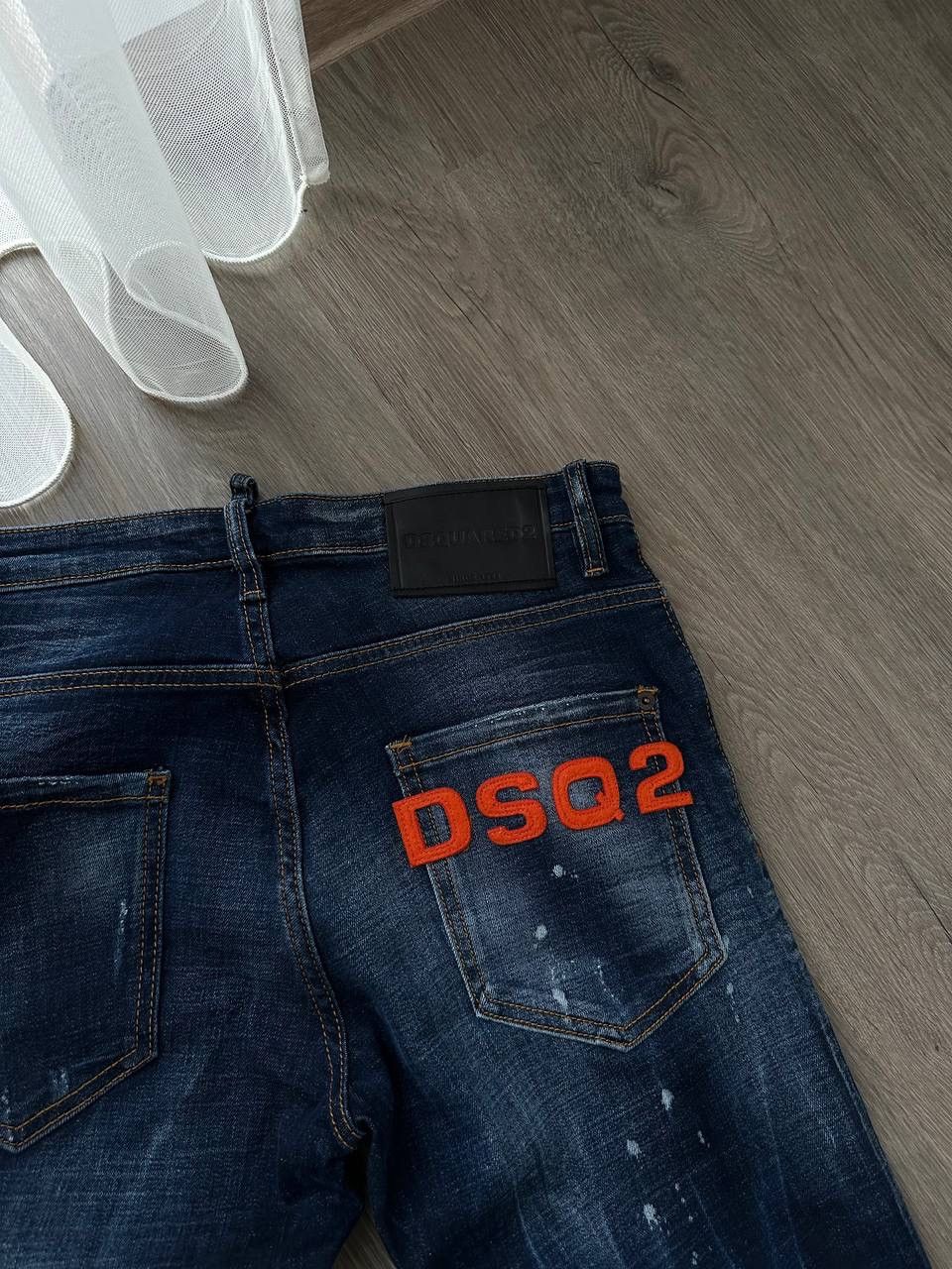 Dsquared2 × Vintage Vintage Disquared2 Denim Big Logo Pants Size US 32 / EU 48 - 19 Thumbnail