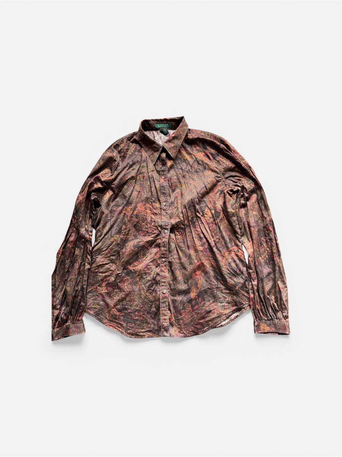 Polo Ralph Lauren Ralph Lauren Paisley Printed Shirt Size L / US 10 / IT 46 - 1 Thumbnail