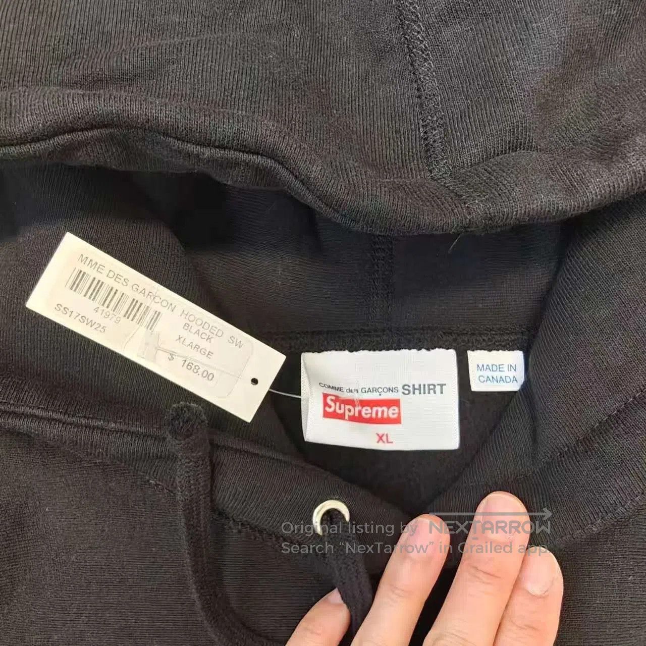 Supreme Supreme CDG Box Logo Hooded Sweatshirt SS17. Size US M / EU 48-50 / 2 - 4 Thumbnail