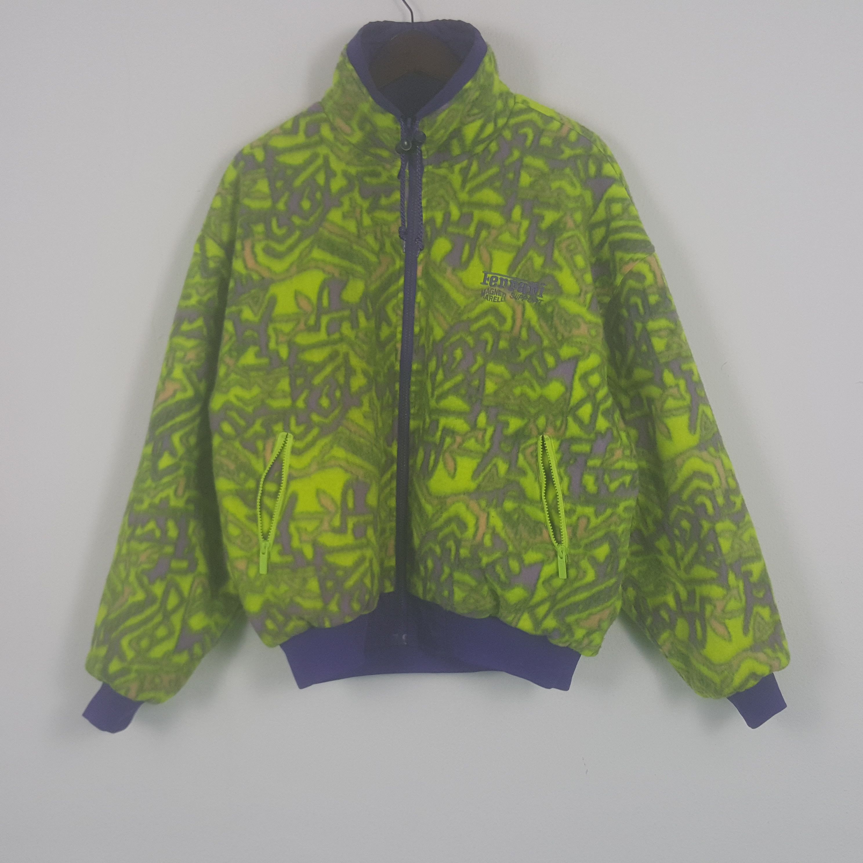 Ferrari × Vintage Vintage Ferrari Magneti Marelli Reversible Embroidery Jacket Size US L / EU 52-54 / 3 - 5 Thumbnail