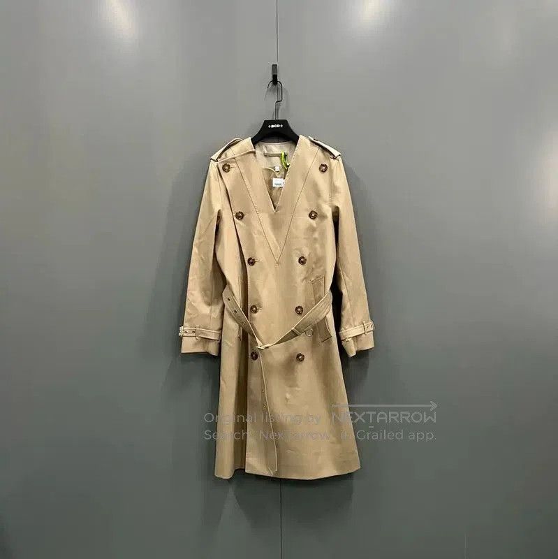 Burberry Burberry Khaki Cotton Mid-Length Trench Coat. Size M / US 6-8 / IT 42-44 - 1 Thumbnail