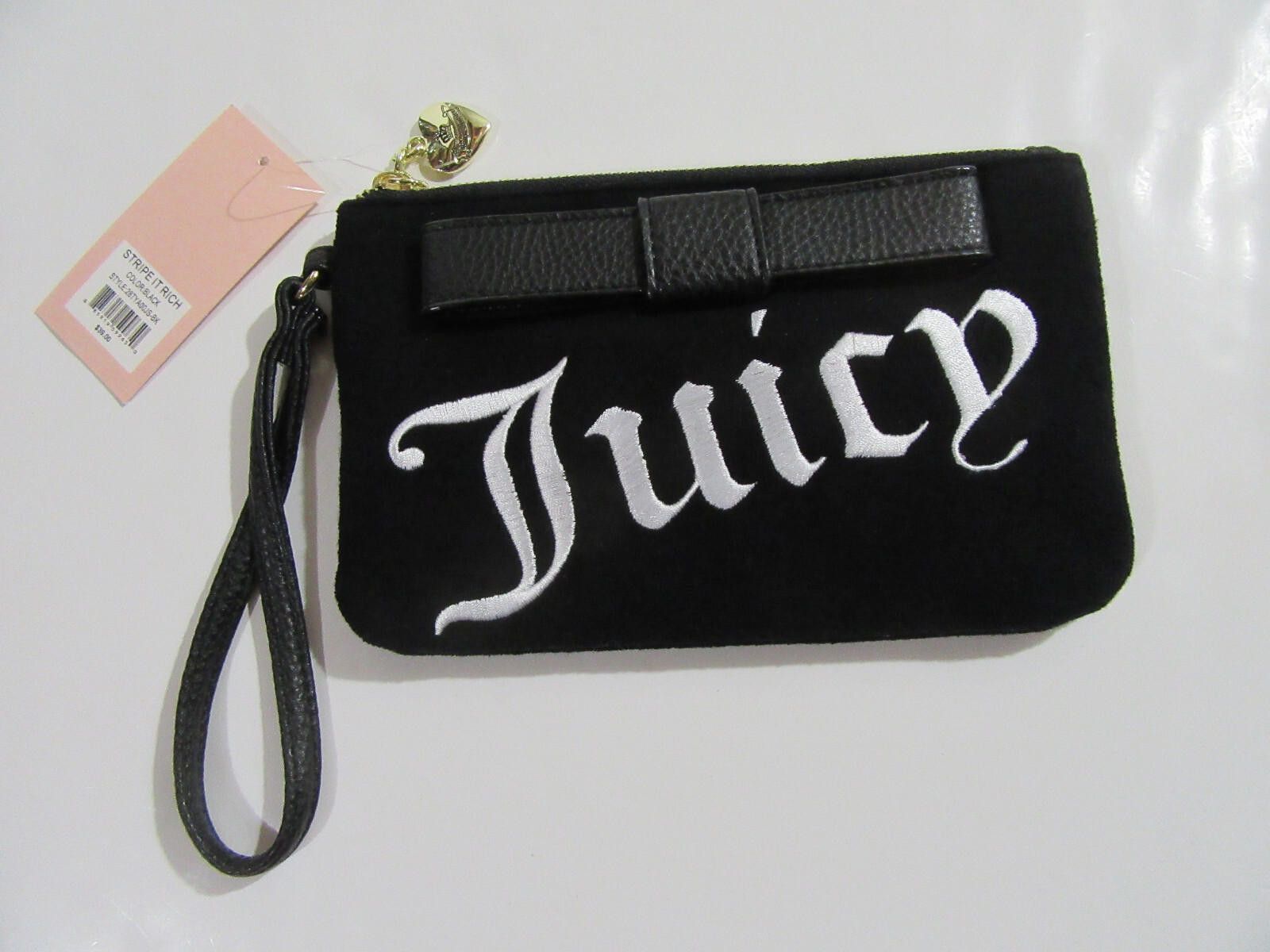 Juicy Couture Jeans Juicy Couture Velour Stripe It Rich Wristlet Wallet NWT Size ONE SIZE - 1 Thumbnail