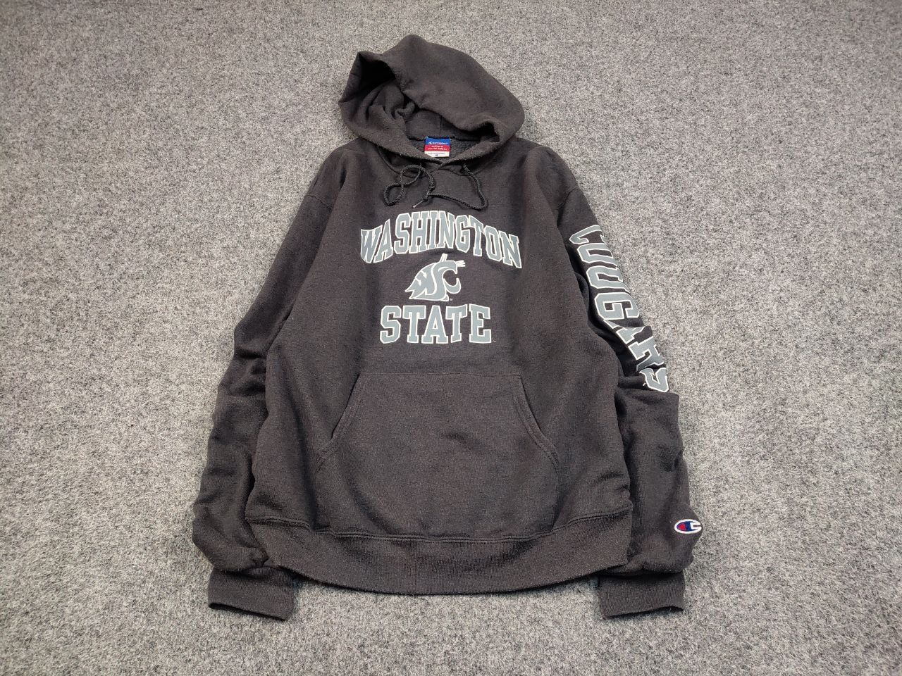 Champion Vintage 90's Champion washington state cougars Logo Hoodie Size US M / EU 48-50 / 2 - 2 Thumbnail