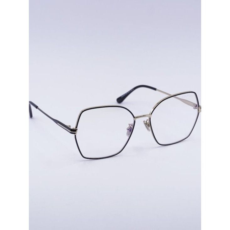 Tom Ford Tom Ford FT5876-B 032 Eyeglasses Pale Gold/Black 56mm Frame Size ONE SIZE - 1 Thumbnail