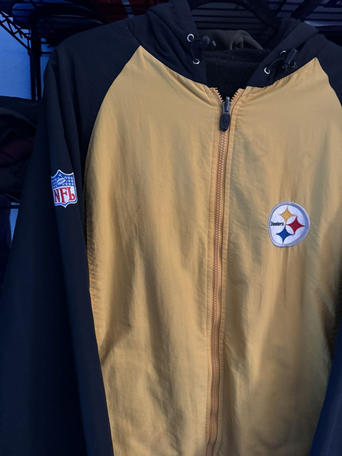 NFL × Reebok × Vintage Reebok NFL Steelers Reversible Jacket Vintage Size US L / EU 52-54 / 3 - 8 Thumbnail