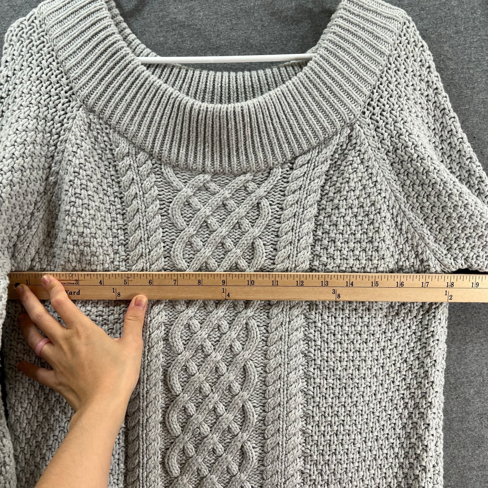 Boston Proper Boston Proper Long Sweater Womens Medium Gray Long Sleeve Size M / US 6-8 / IT 42-44 - 6 Thumbnail