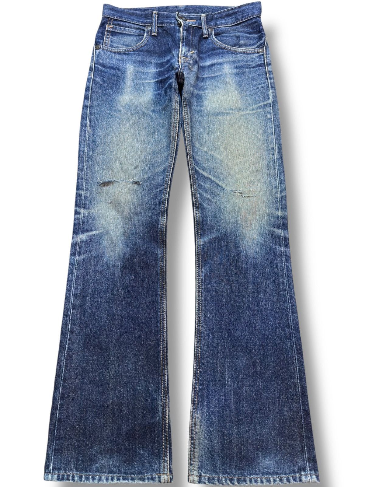 Edwin Vintage Edwin Exclusive Vintage Flare Mudwash Grunge Denim Size US 30 / EU 46 - 1 Thumbnail
