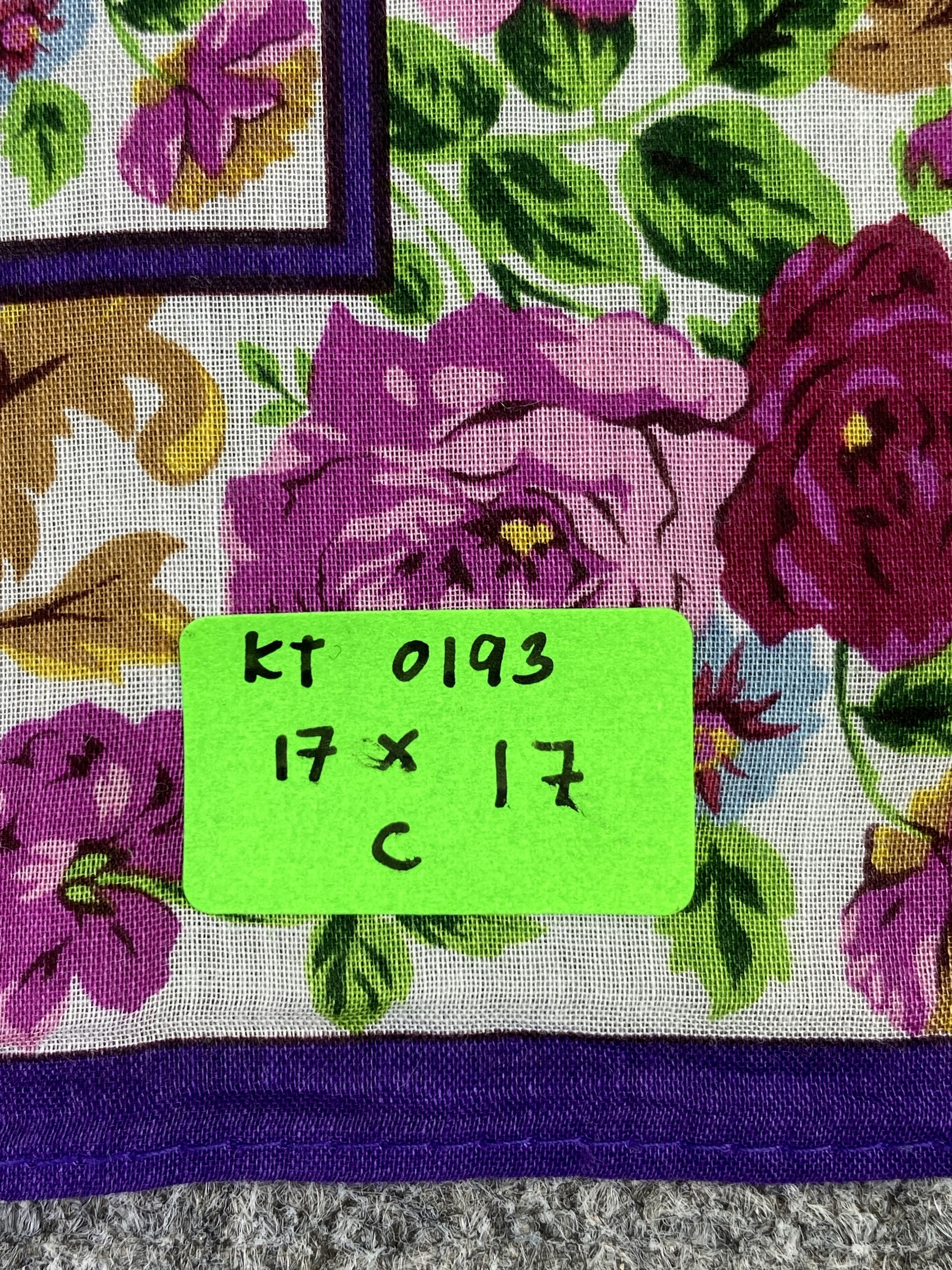 Kenzo Vintage Kenzo Flowers Handkerchief / Neckerchief KT0193 Size ONE SIZE - 8 Thumbnail