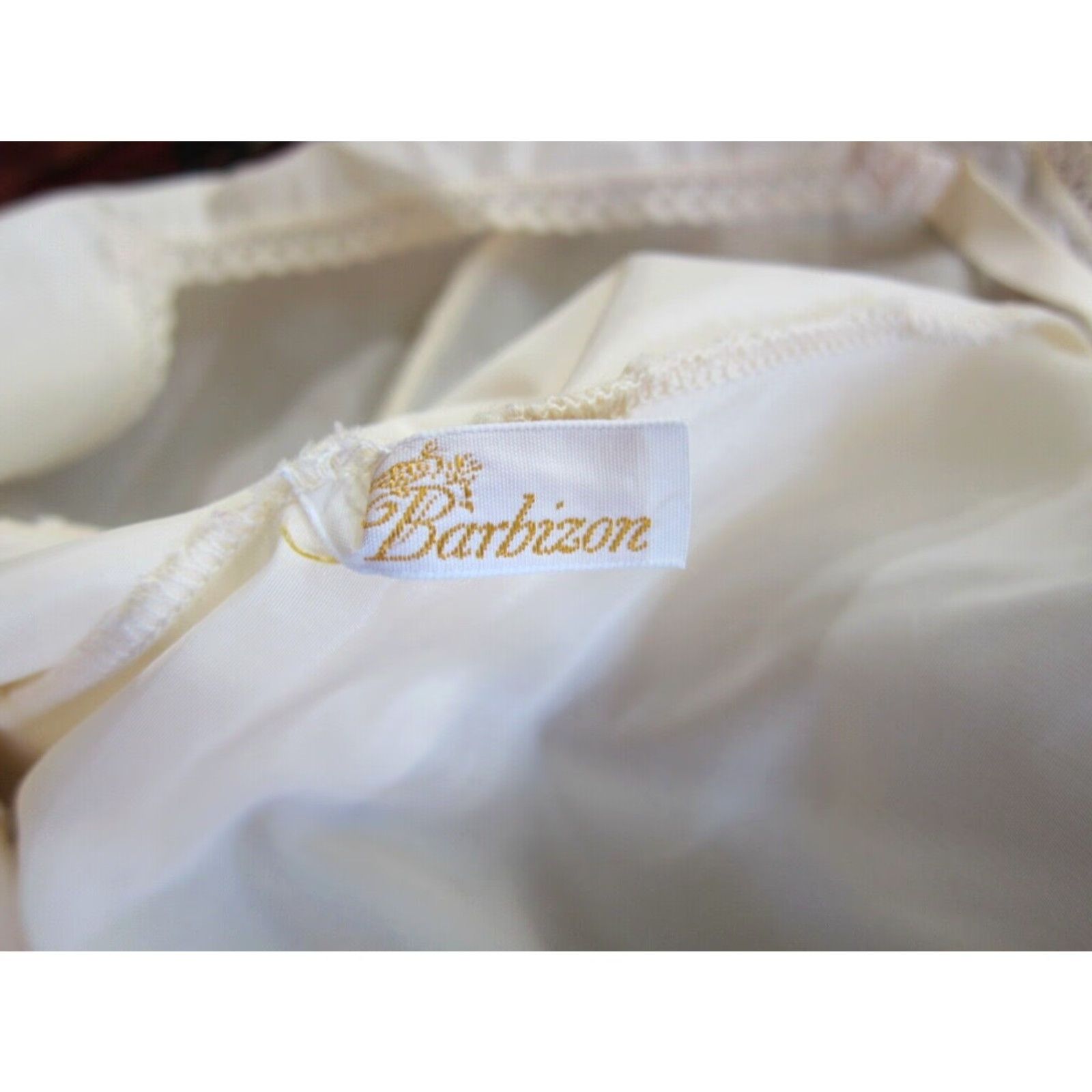 Vintage Vintage Barbizon Ivory Lace Spaghetti Strap Long Slip Nightgown Dress 36 Medium Size M / US 6-8 / IT 42-44 - 5 Thumbnail