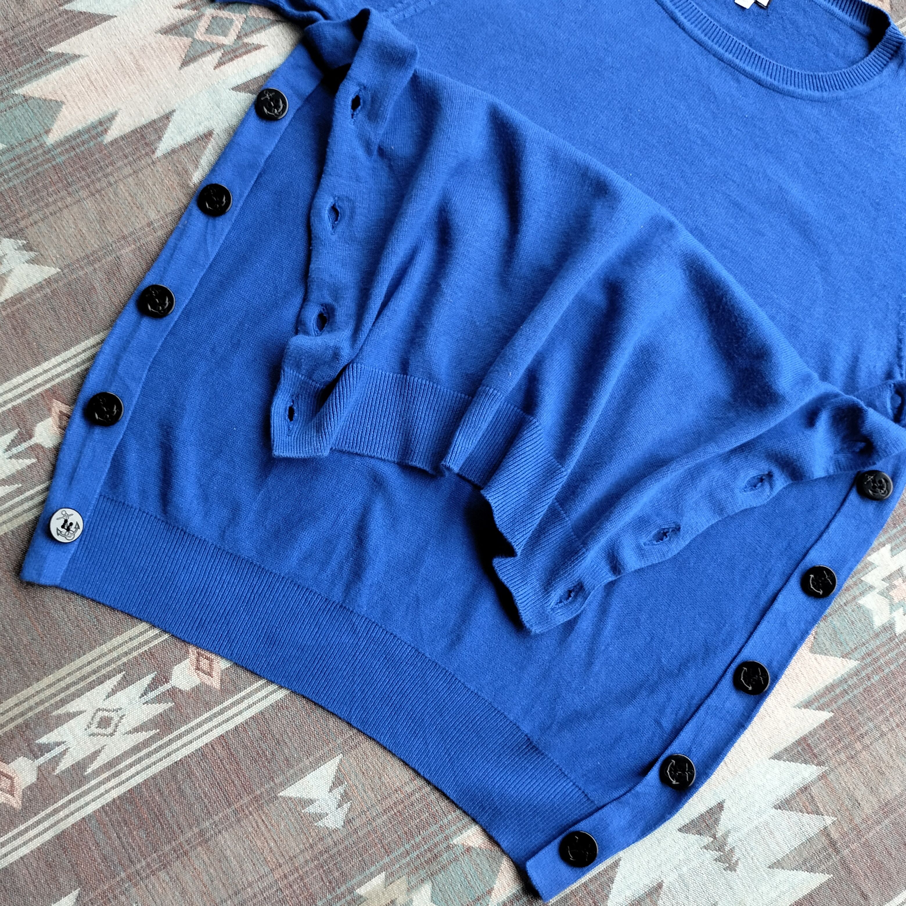 Jean Paul Gaultier Jean Paul Gaultier for Sept Premieres button up side knitt Size S / US 4 / IT 40 - 11 Thumbnail
