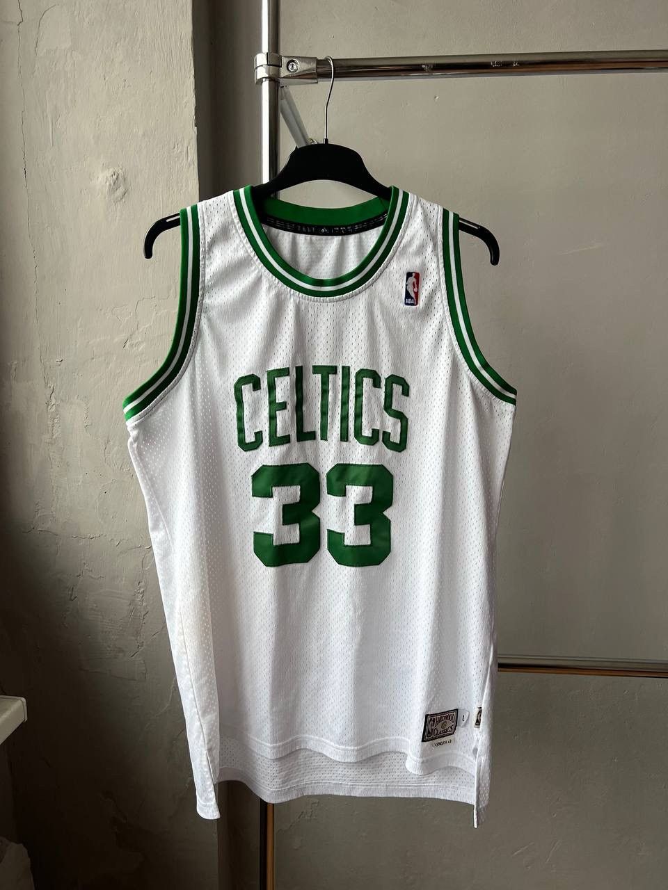NBA 2014 BOSTON CELTICS #33 BIRD ADIDAS BASKETBALL JERSEY SZ L Size US L / EU 52-54 / 3 - 2 Thumbnail