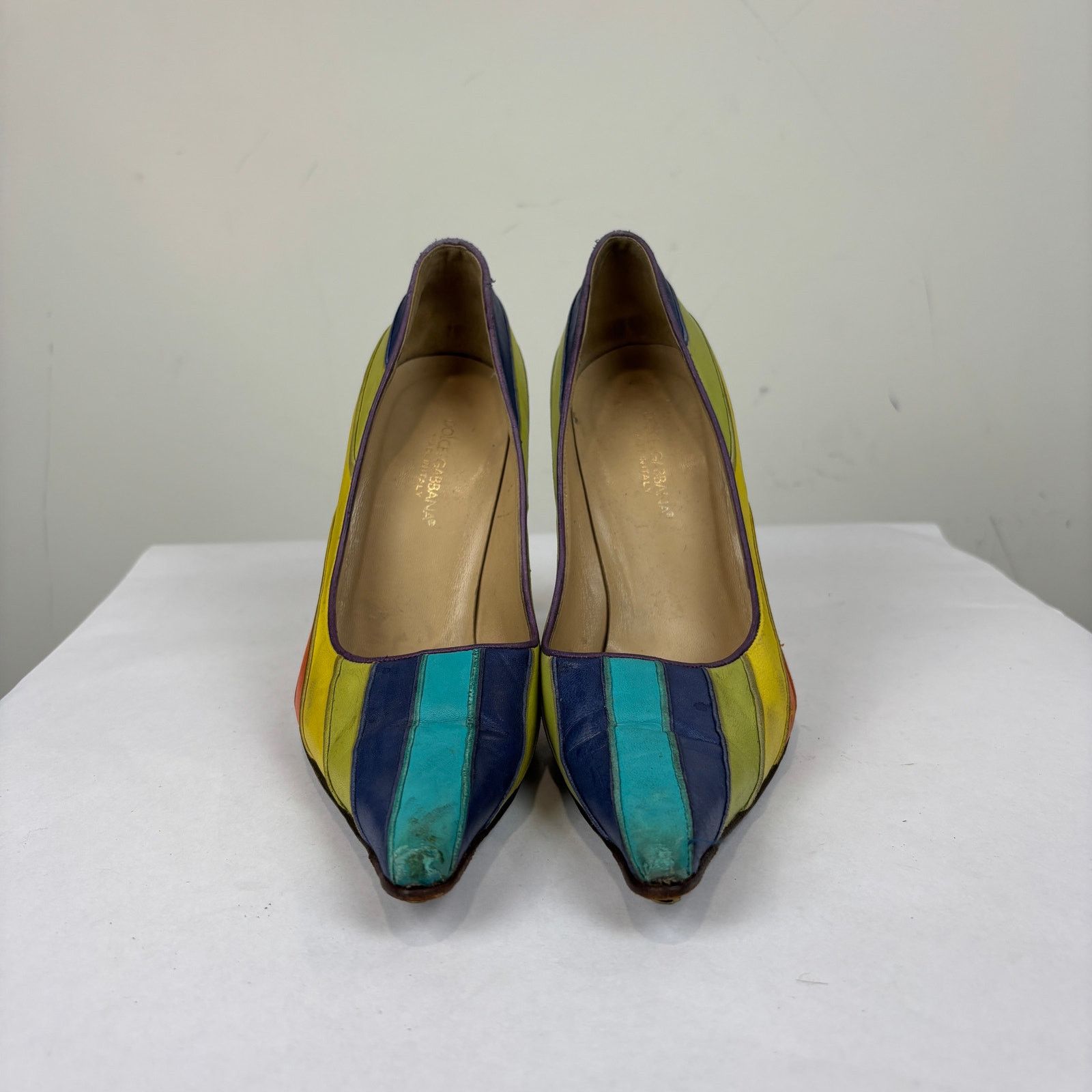 Dolce & Gabbana Dolce & Gabbana Rainbow Pumps High Heels Pointed 39 US 9 Size US 9 / IT 39 - 2 Thumbnail