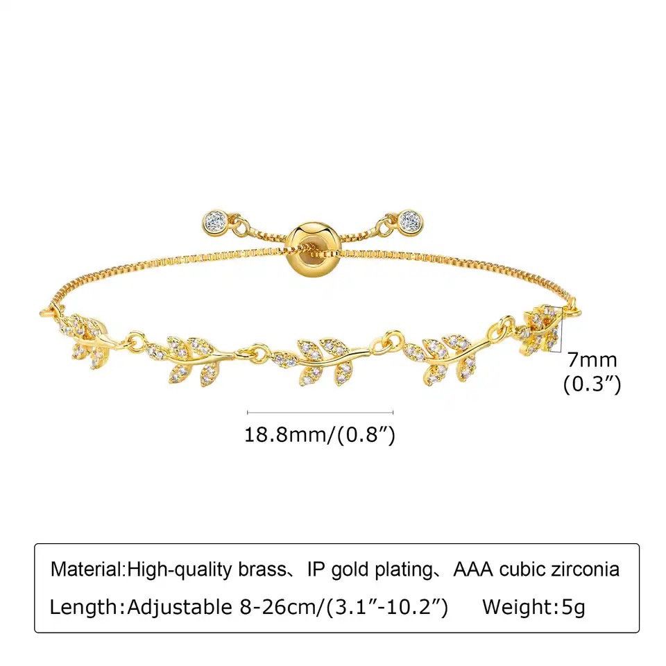 Other Glamour Leaf Charm Bracelet Size ONE SIZE - 2 Thumbnail