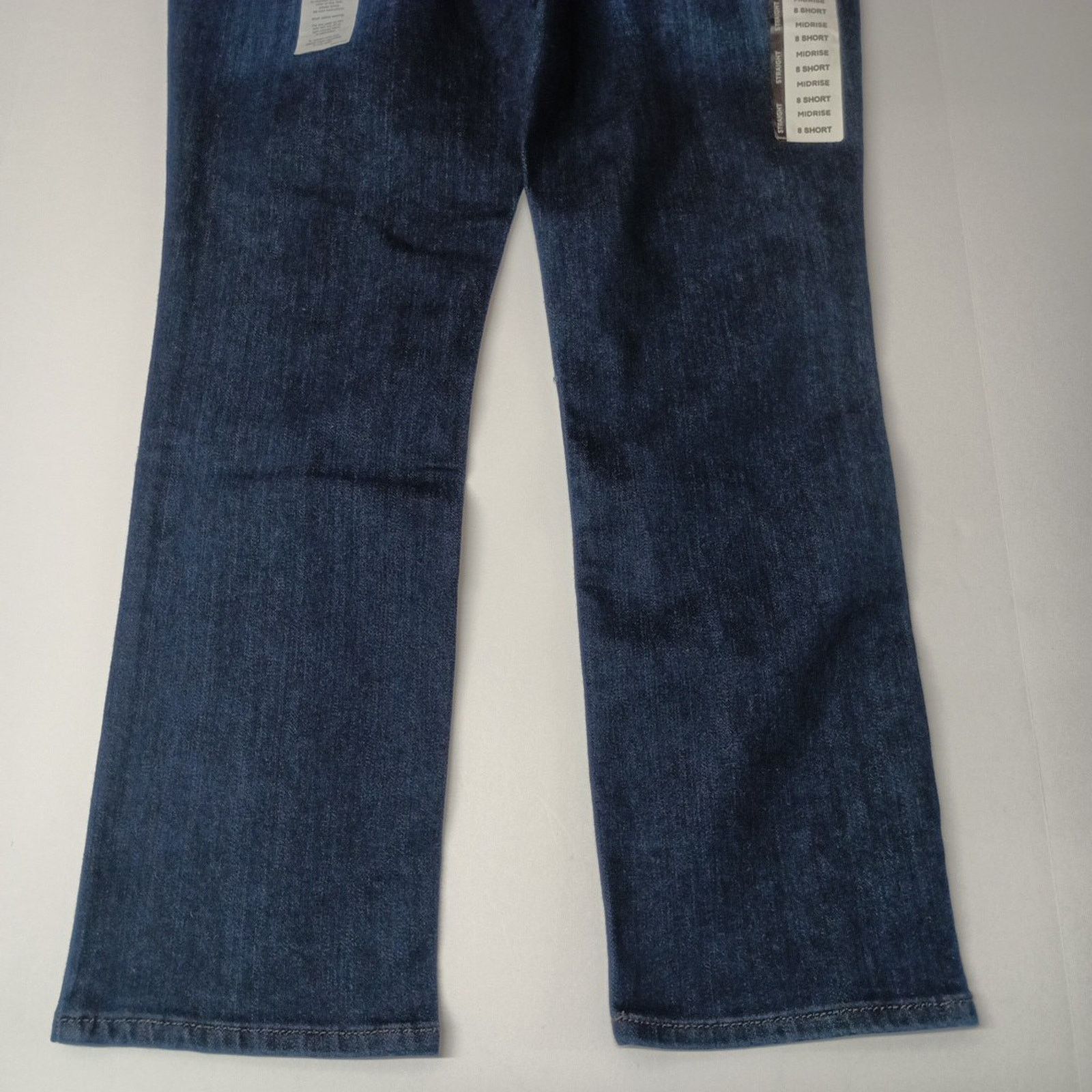 Lee Lee Straight Jeans Women's 8 Short Size 31x27 Blue Mid Rise Size 30" / US 8 / IT 44 - 7 Thumbnail