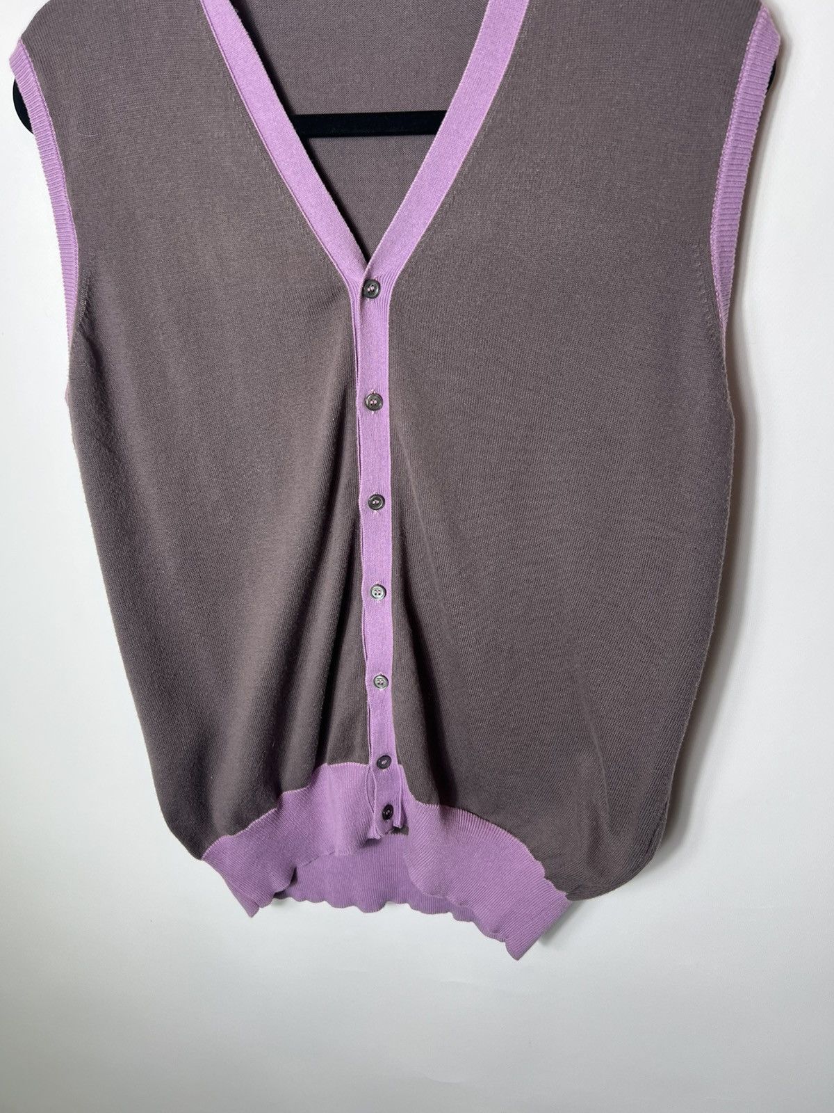 Vintage Vintage luxury designer Falconeri Button up Vest Size 52 Size US L / EU 52-54 / 3 - 3 Thumbnail