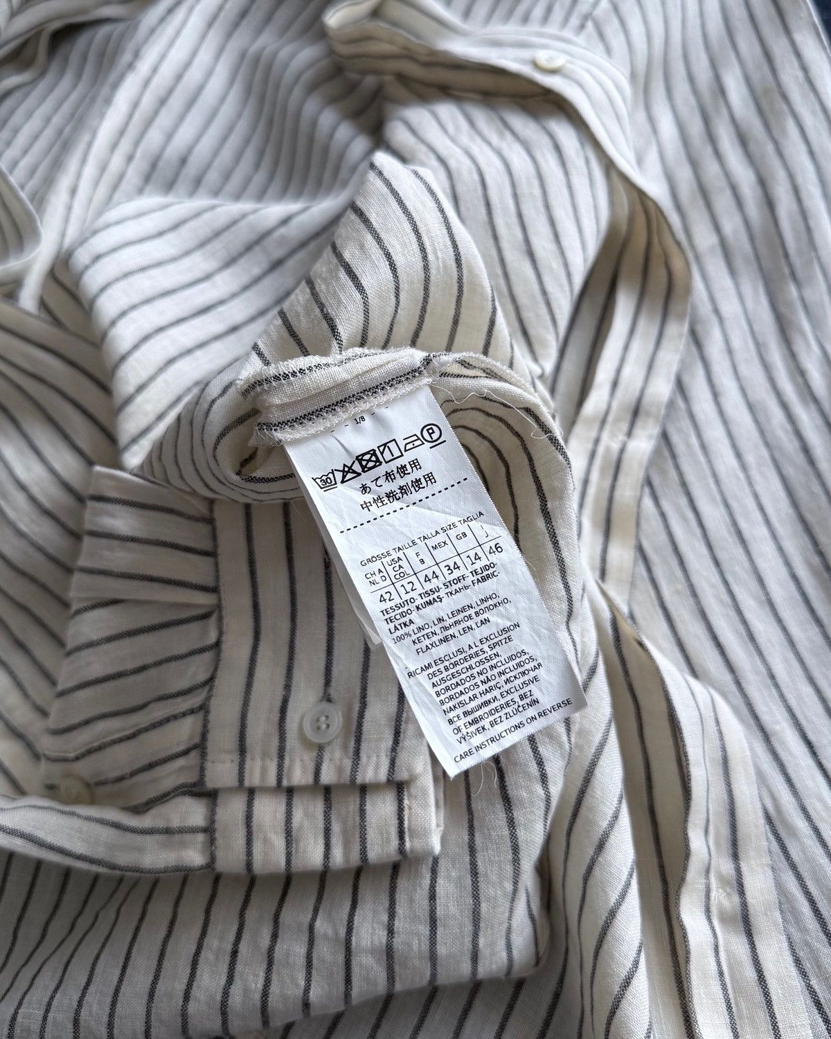 Weekend Max Mara MaxMara Linen Stripe Shirt🇮🇹 Size L / US 10 / IT 46 - 8 Thumbnail