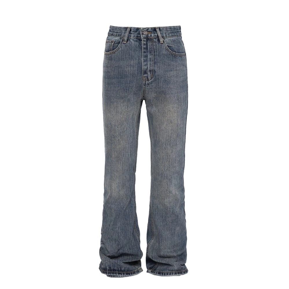 Japanese Brand × Jean Hippie American men's retro washed distressed flared jeans Size US 32 / EU 48 - 1 Thumbnail