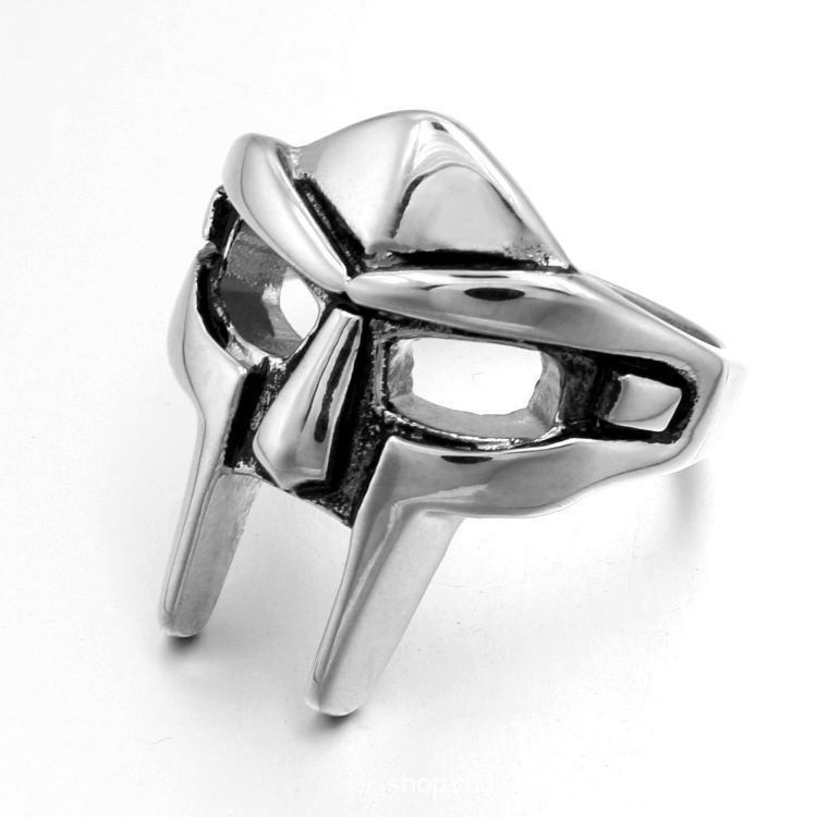 Jewelry Retro Open Punk Mask Ring Size ONE SIZE - 1 Thumbnail