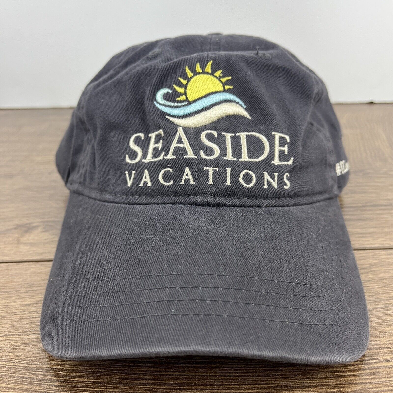 Other Seaside Vacations Hat Sea Side Hat Gray Hat Adjustable Adult Size ONE SIZE - 2 Thumbnail