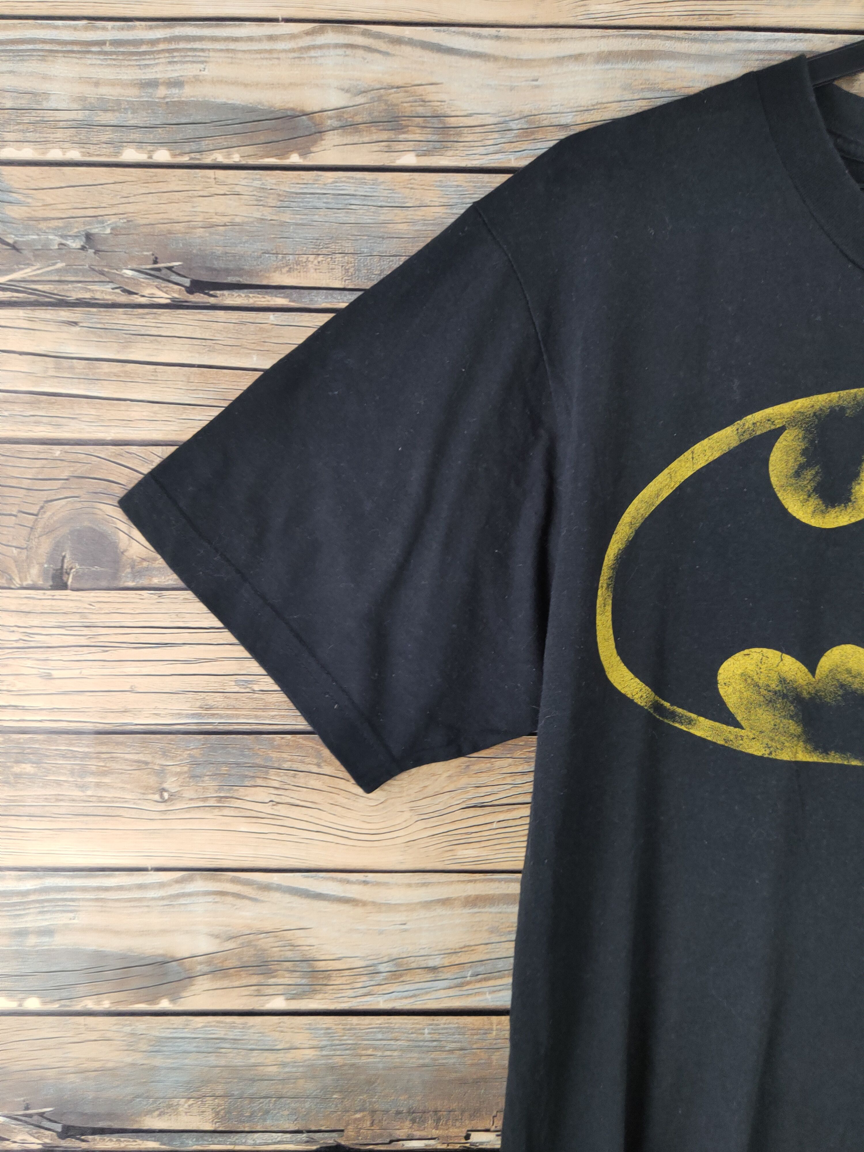 Marvel Comics DL Batman Black Short Sleeve T-shirt #2076 Size US L / EU 52-54 / 3 - 4 Thumbnail