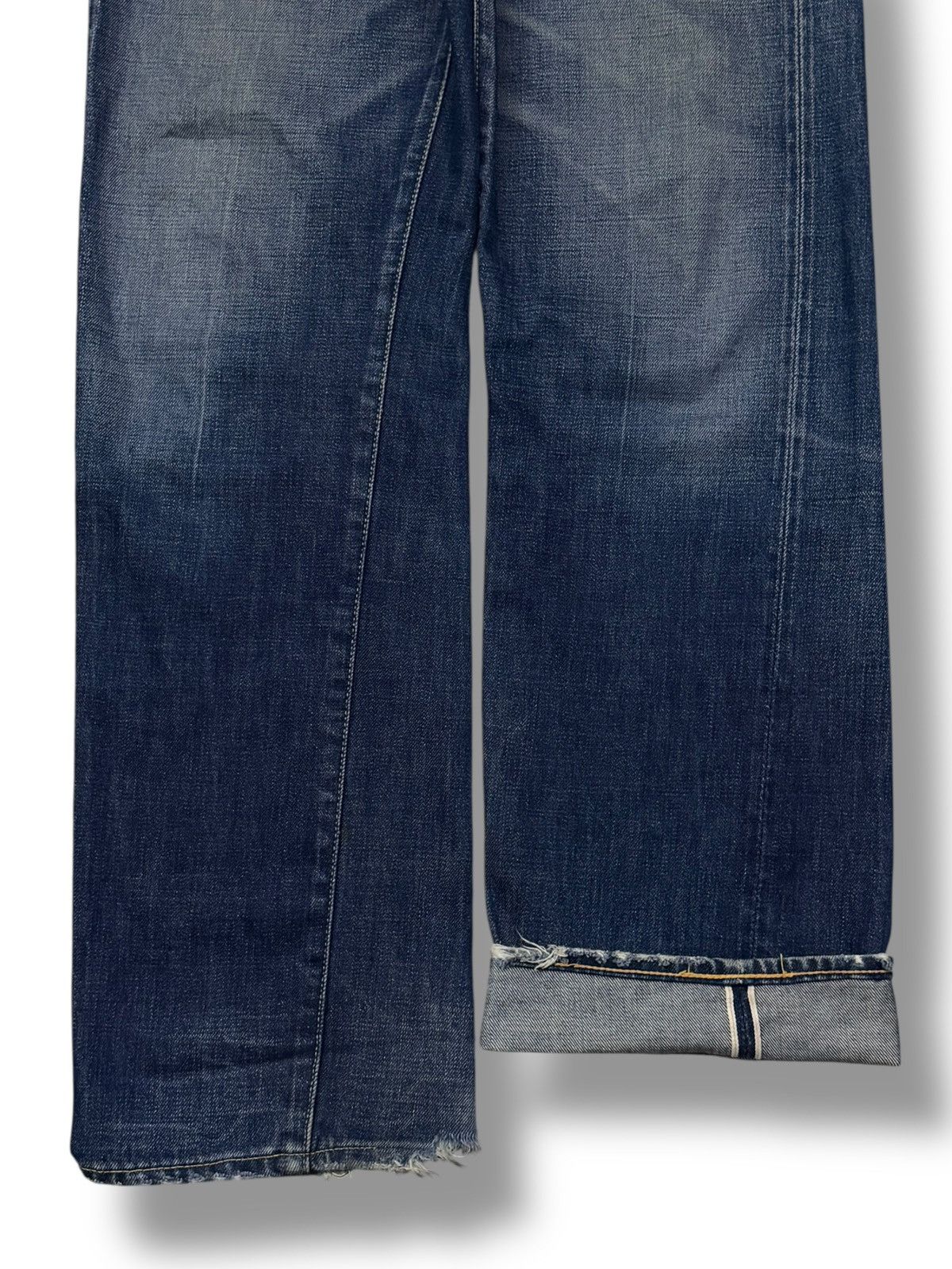 Levi's Vintage Clothing Vintage 00s Levi’s 501-XX Big E Buckle Back Selvedge Japan Size US 30 / EU 46 - 6 Thumbnail
