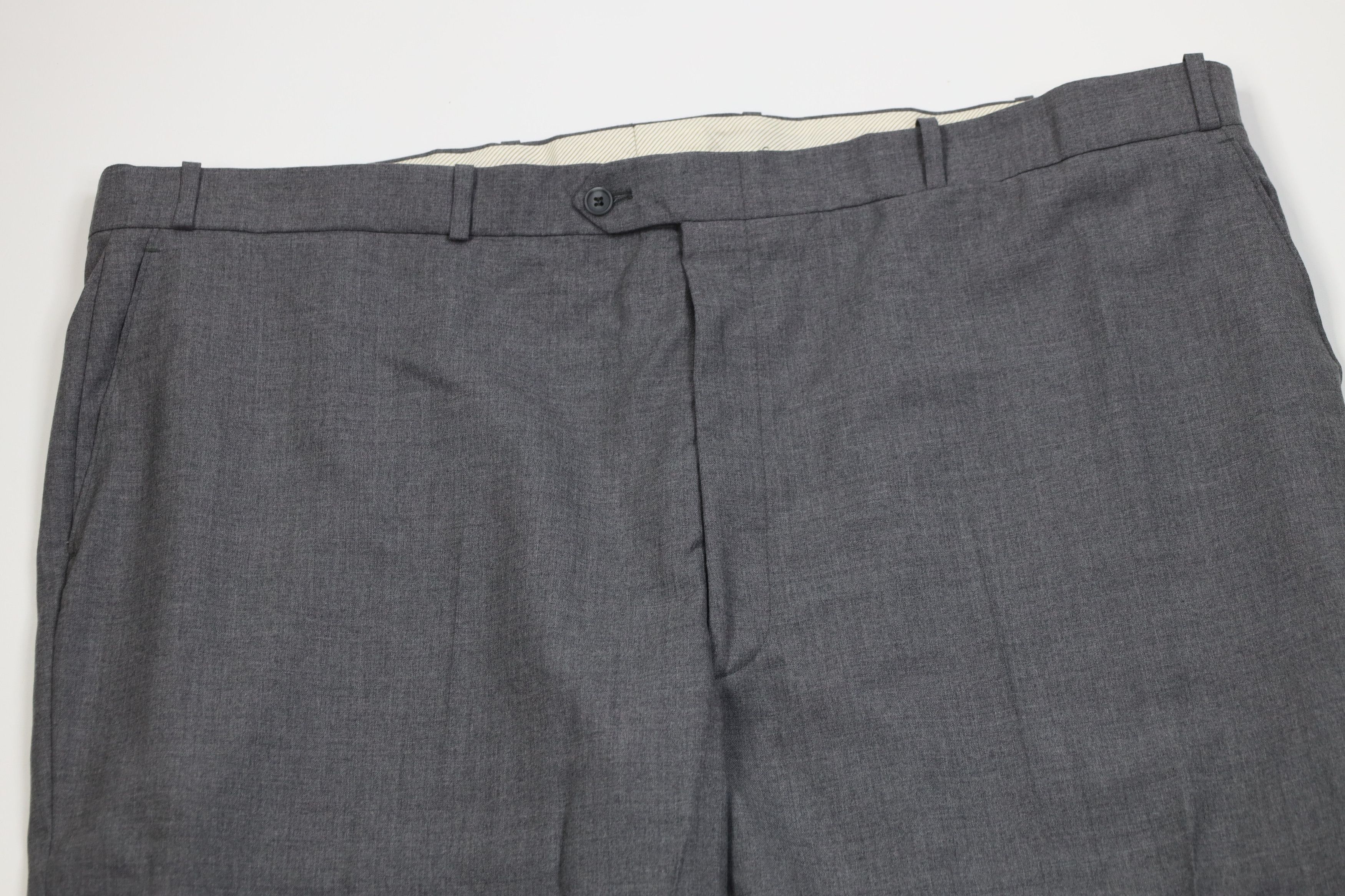 Vintage Vintage 90s Streetwear Wide Leg Chino Pants Heather Gray Size US 44 / EU 60 - 2 Thumbnail