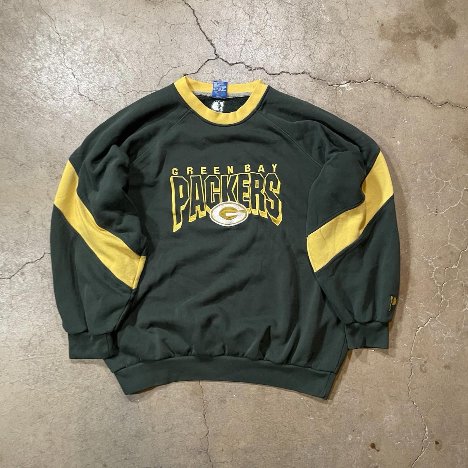 Pro Player Vintage Green Bay Packers Sweatshirt Large Green Crewneck Size US L / EU 52-54 / 3 - 1 Thumbnail