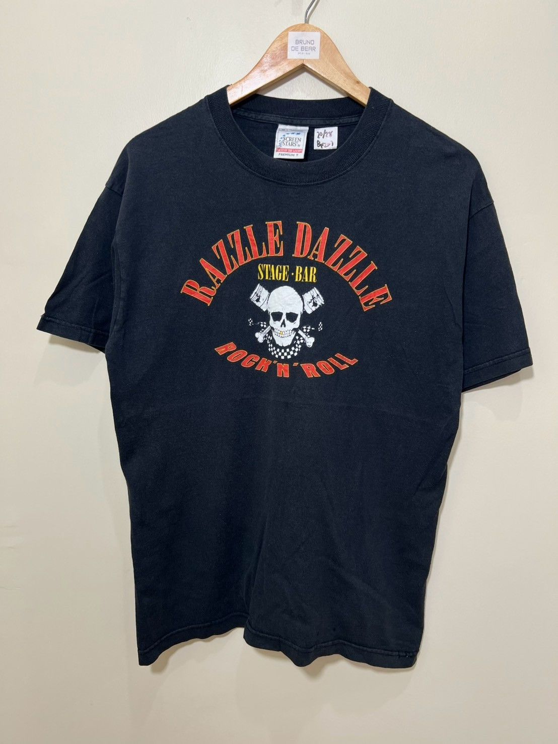 Vintage Vintage 90's RAZZLE DAZZLE Rock N Roll shirt bnz01 Size US M / EU 48-50 / 2 - 3 Thumbnail
