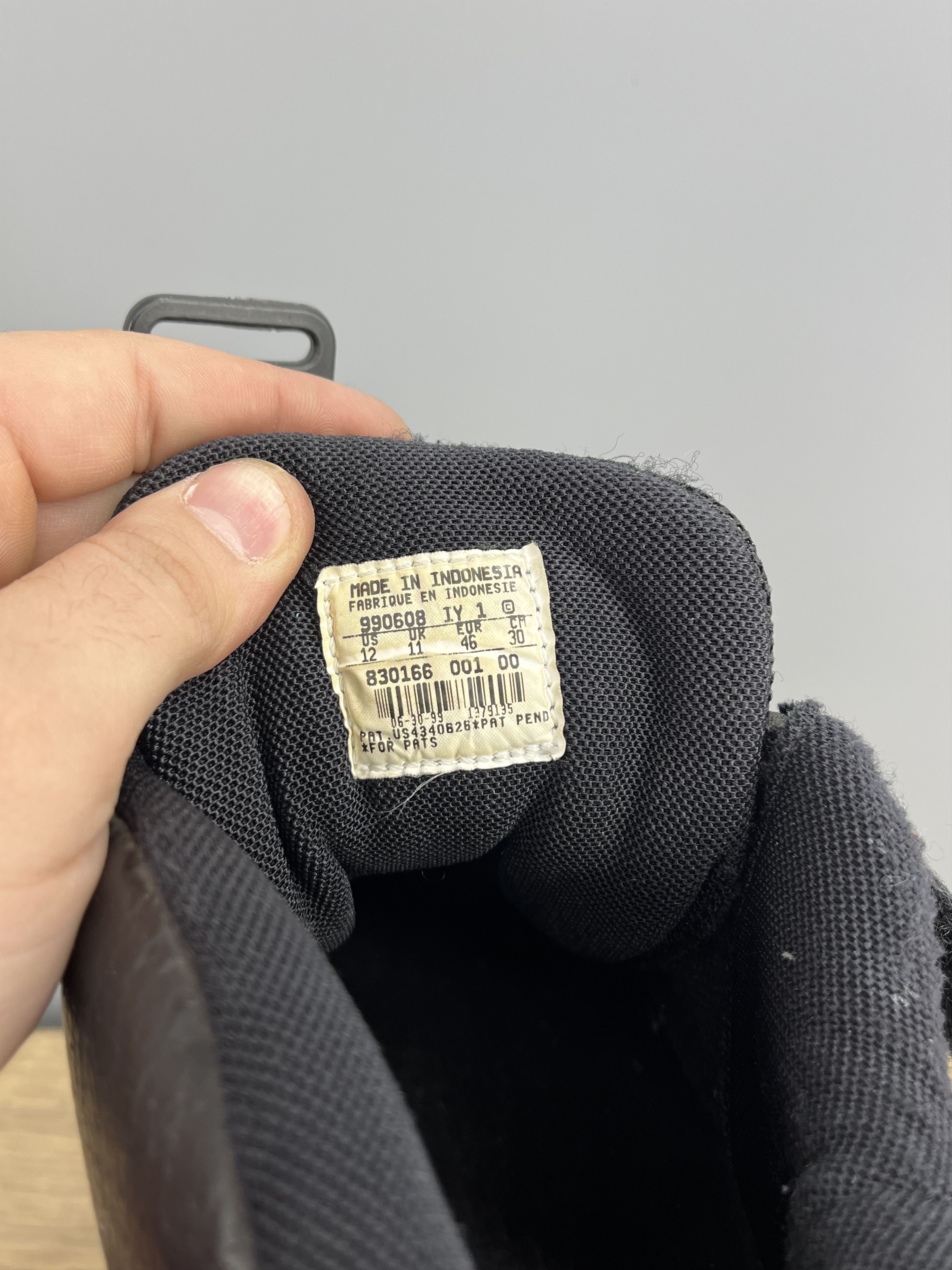 Vintage Nike Air Bill Flicht OG 1999 Black White US 12 EU 46 Size US 12 / EU 45 - 15 Thumbnail